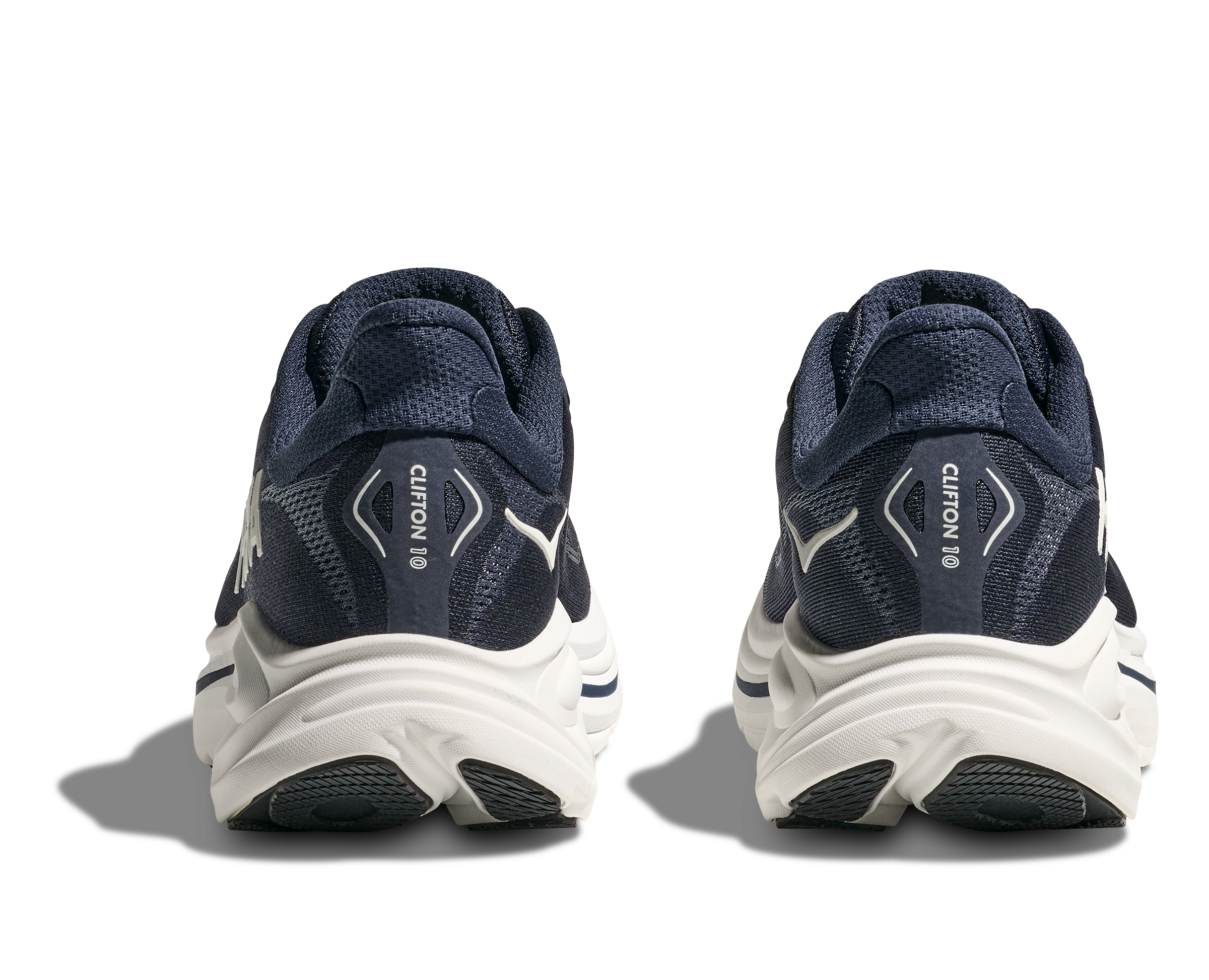 HOKA MEN'S CLIFTON 10 - WIDE 2E - NAVY/WHITE