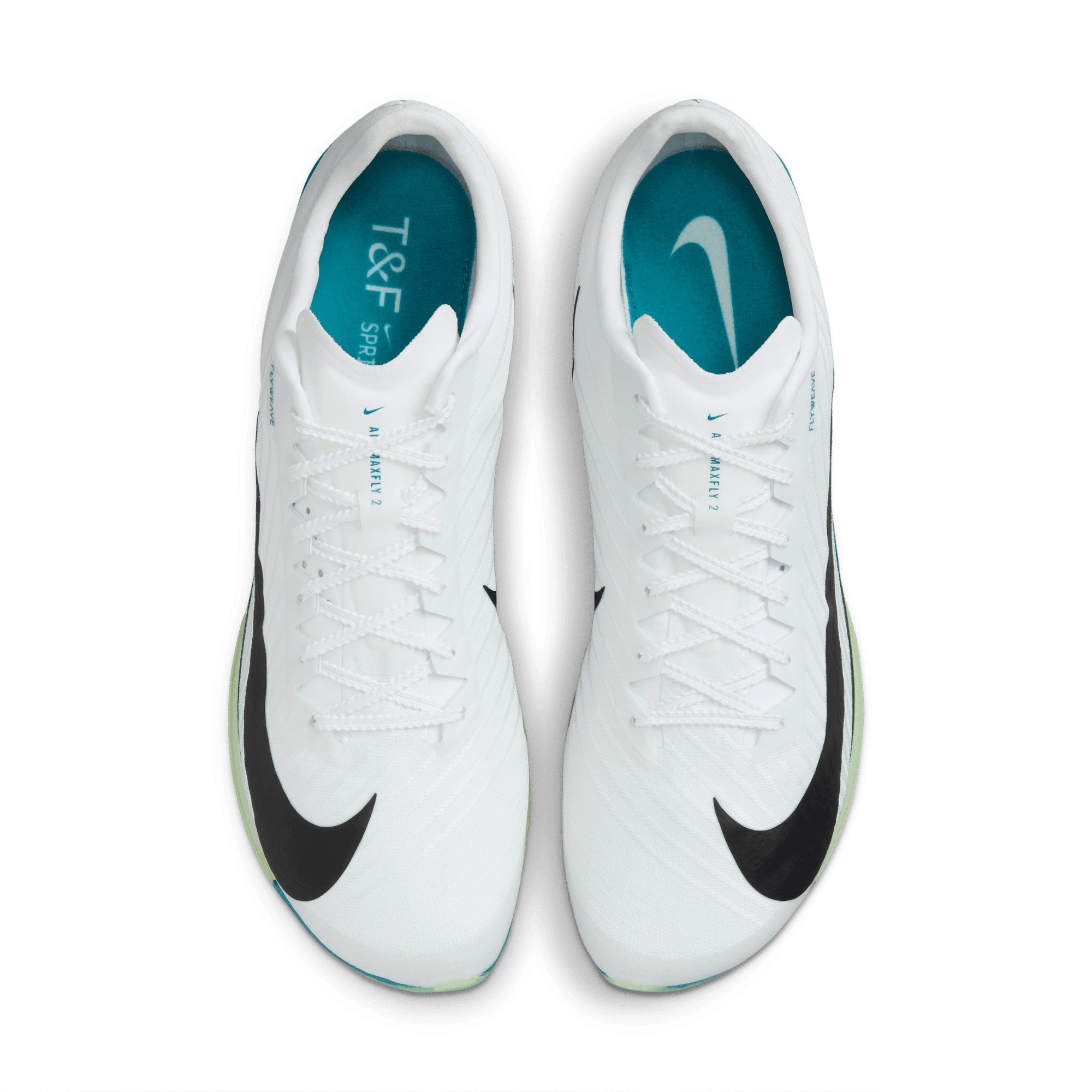 AIR ZOOM MAXFLY 2 - D - 102 WHITE/BLACK/BRIGHT SPRUCE AIR ZOOM MAXFLY 2 - D - 102 WHITE/BLACK/BRIGHT SPRUCE