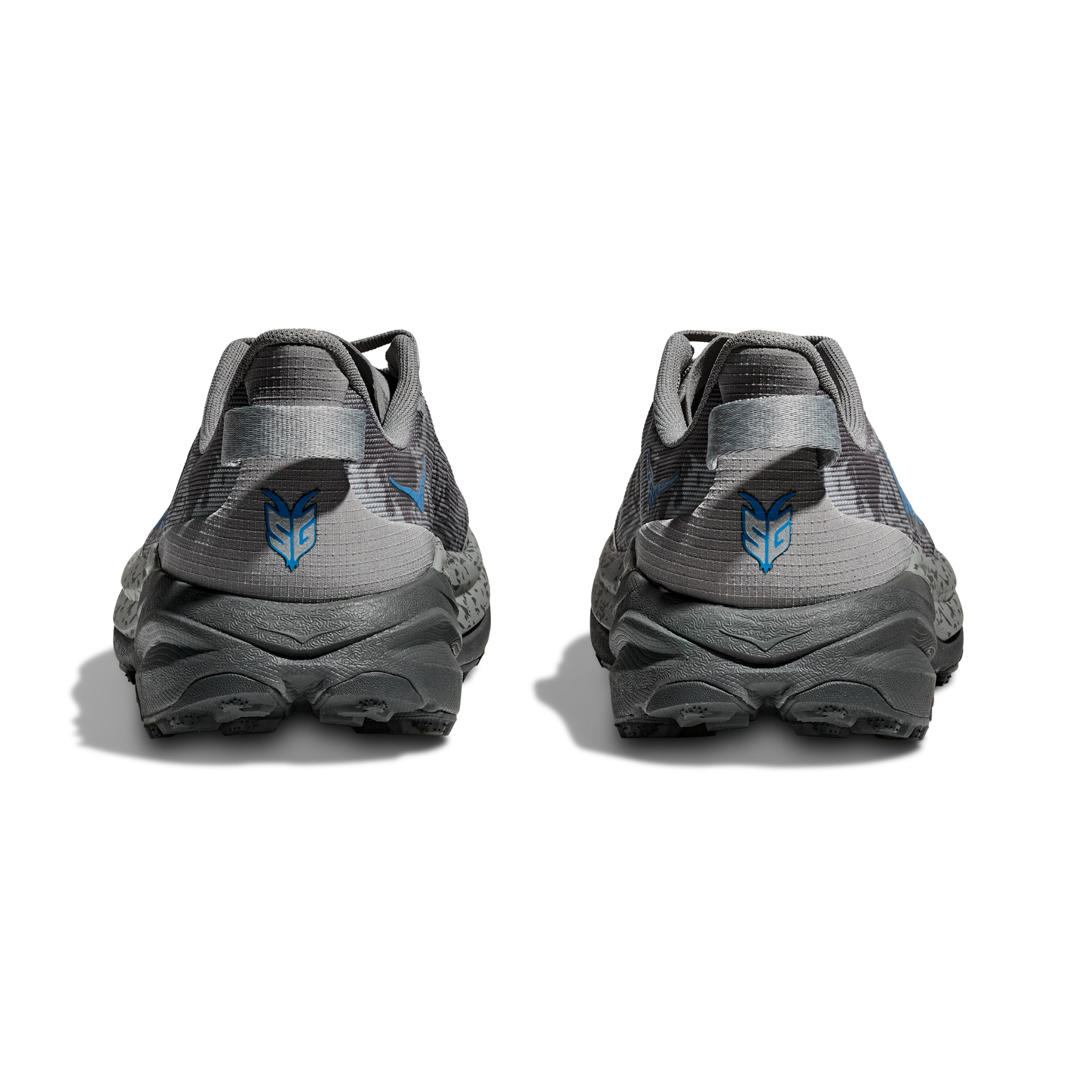 HOKA MEN'S SPEEDGOAT 6 - D - GALACTIC GREY/HOKA BLUE - SIZE 10.0