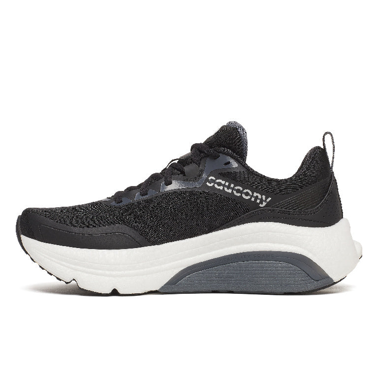 SAUCONY WOMEN'S OMNI ST 23 - B - BLACK/SILVER