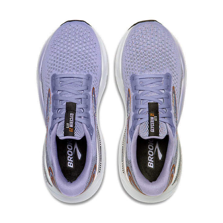 BROOKS WOMEN'S GLYCERIN GTS 21 - B - 544 LAVENDER/BLACK/COPPER 