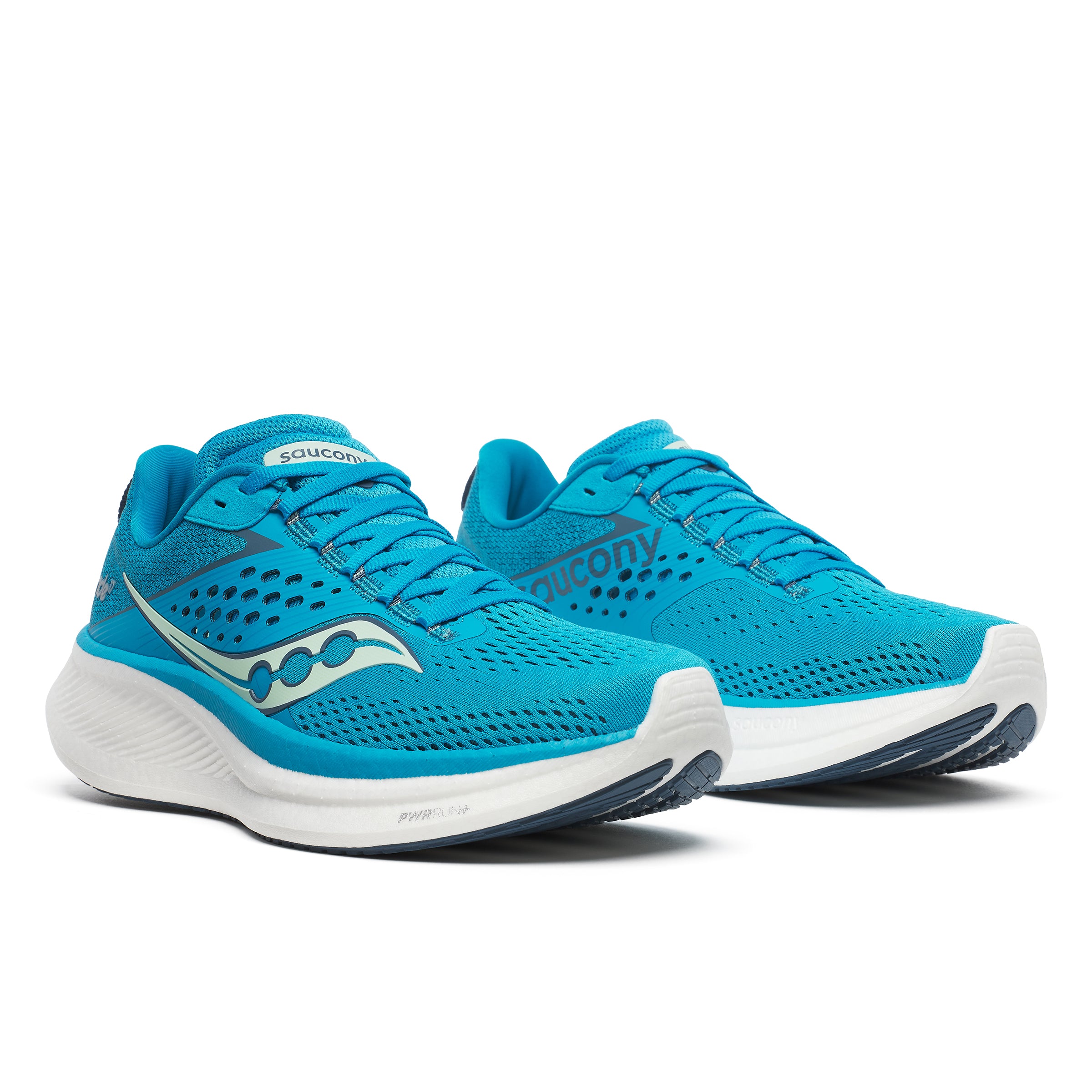 SAUCONY WOMEN'S RIDE 17 - B - 218 VIZIBLUE/MIRAGE 