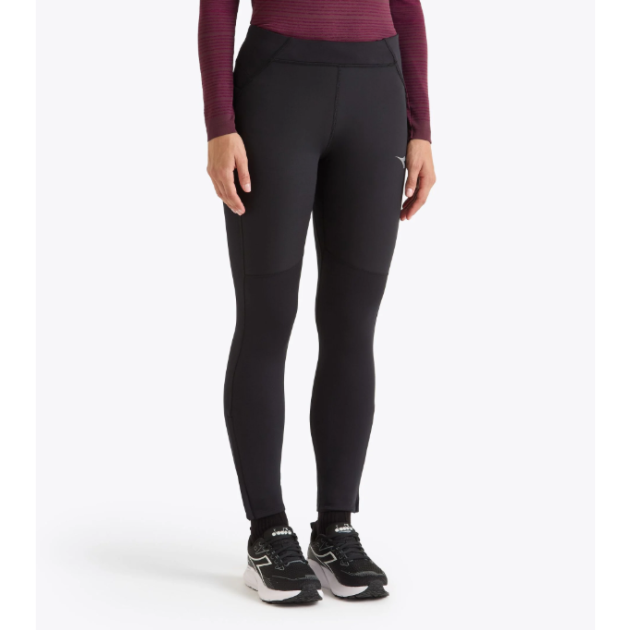 DIADORA WOMEN'S L. RUN TIGHTS WINTER PROTECTION - BLACK XS