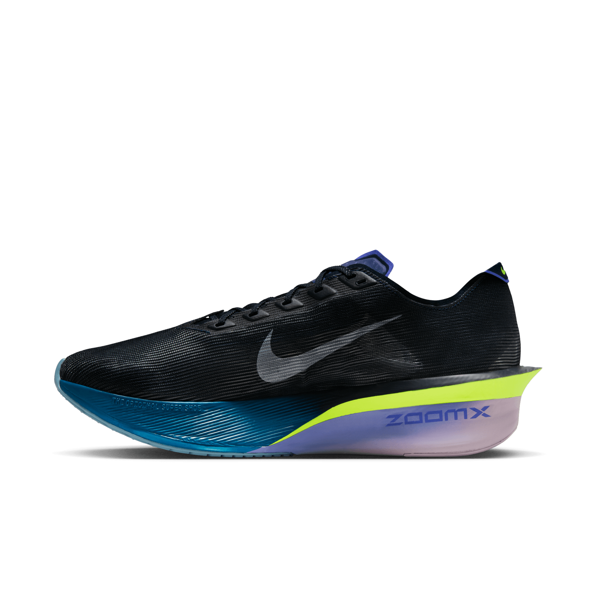 NIKE MEN'S VAPORFLY 4 - D - OBSIDIAN/PERSIAN VIOLET