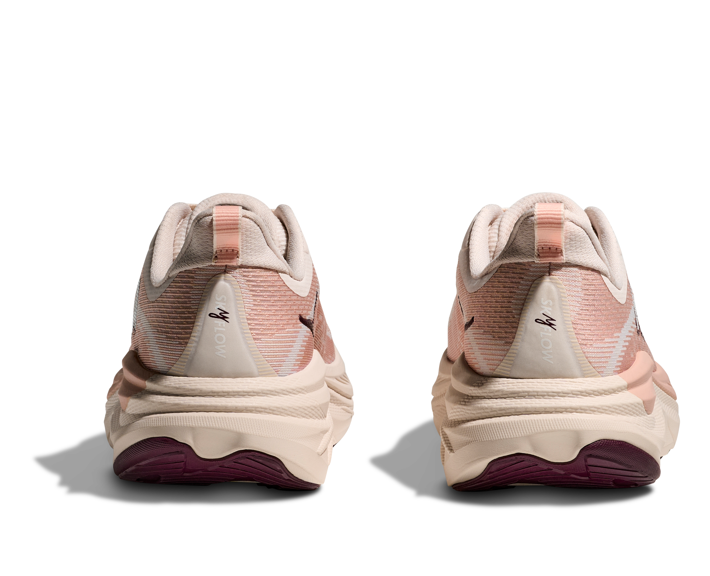 HOKA WOMEN'S SKYFLOW - B - ROSE CREAM/ROSE LATTE