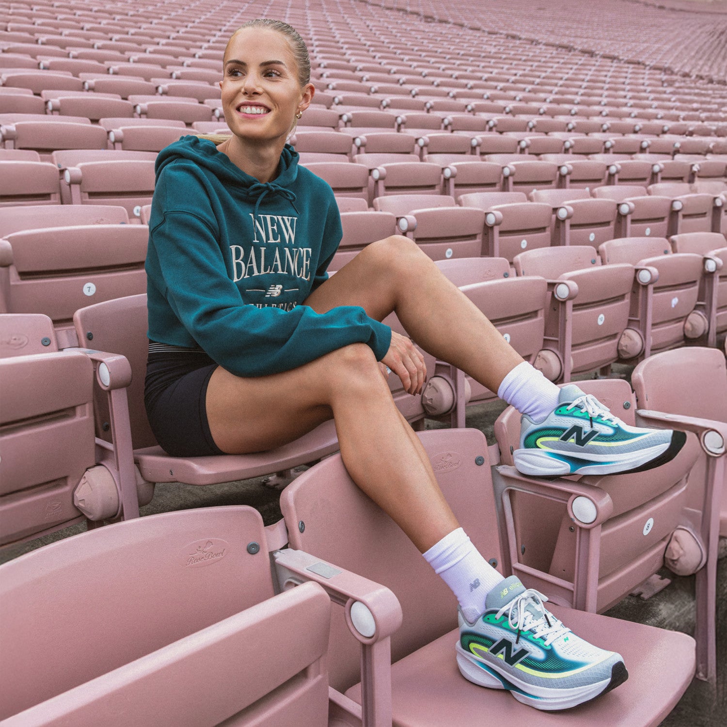 NEW BALANCE WOMEN'S ELLIPSE - B - DEEP END/GLINT BLUE