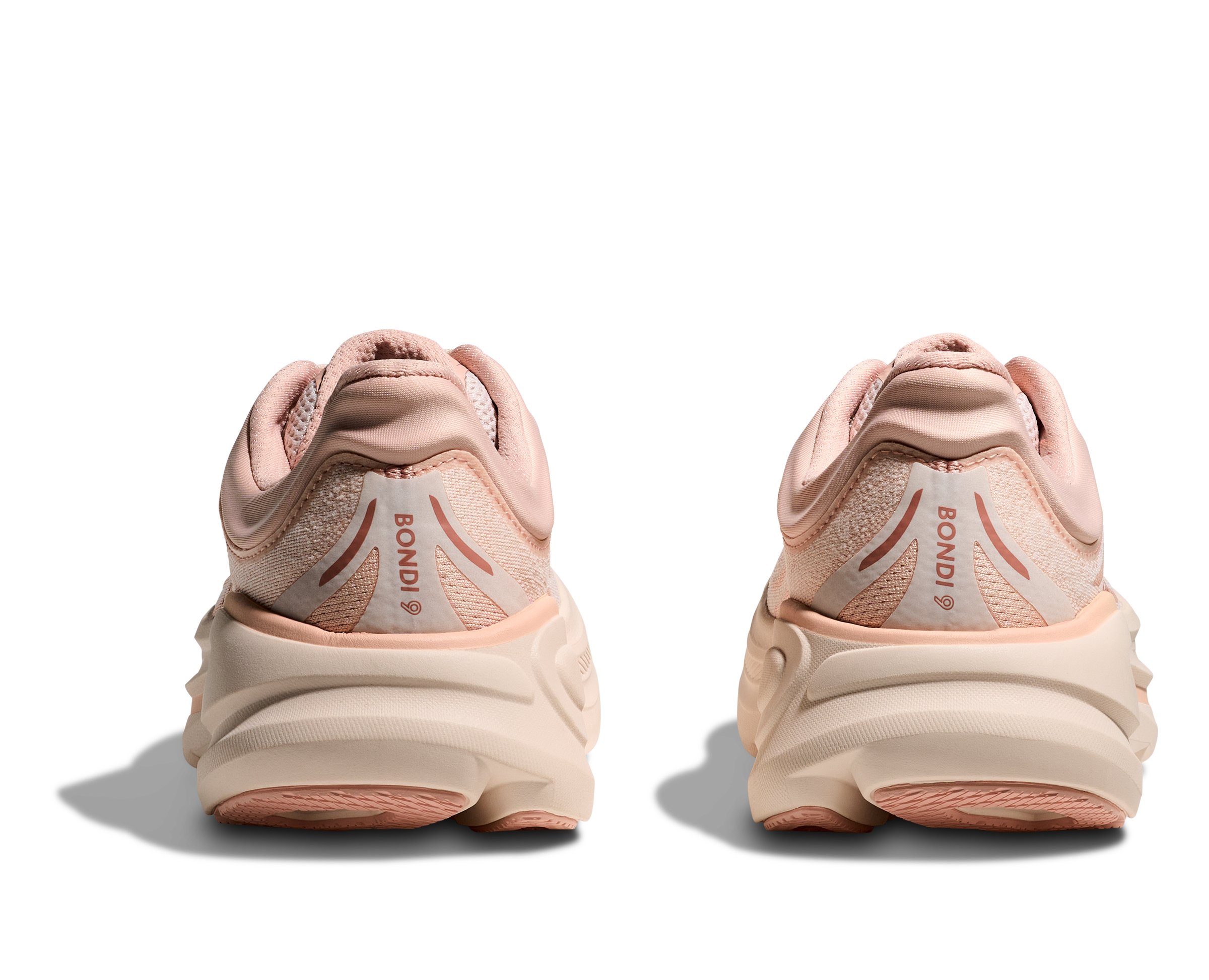 HOKA WOMEN'S BONDI 9 - B - ROSE LATTE/ROSE CREAM