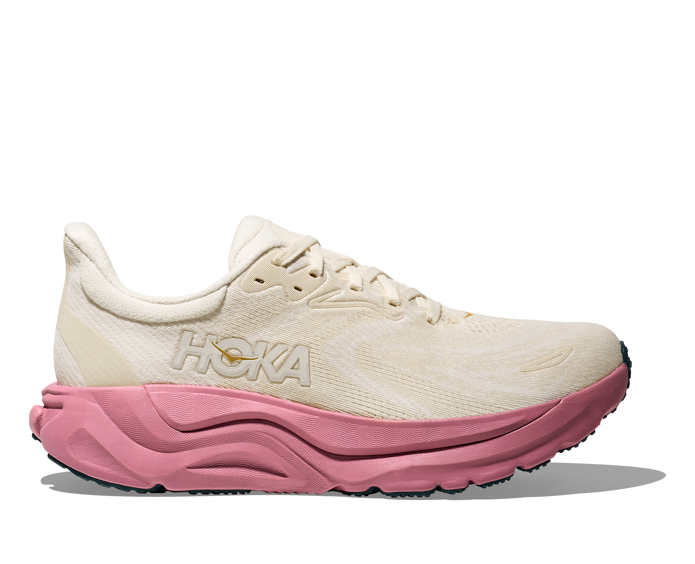 HOKA WOMEN'S ARAHI 8 - B - ALABASTER/LINGONBERRY 5.0