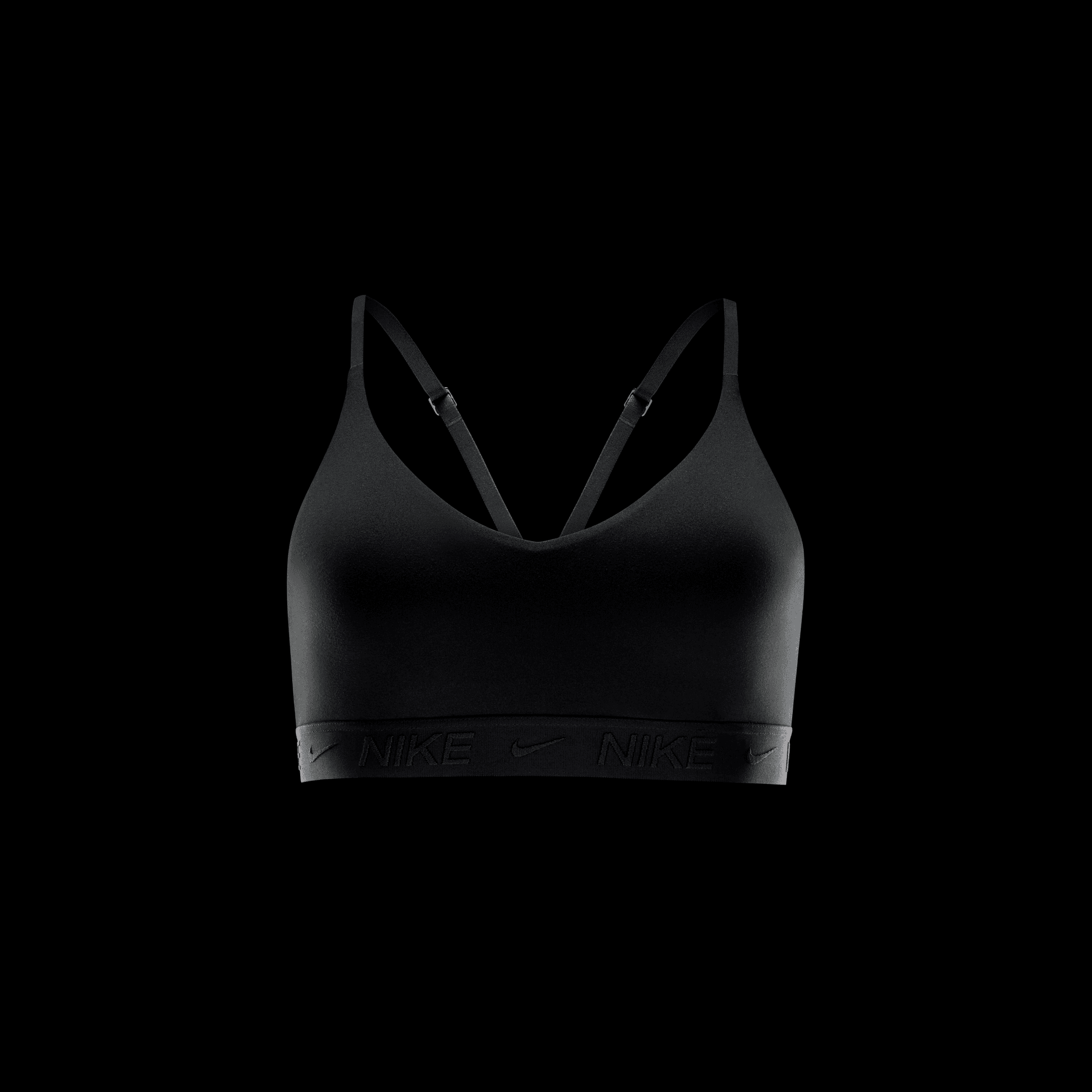 NIKE INDY LIGHT SUPPORT BRA - BLACK