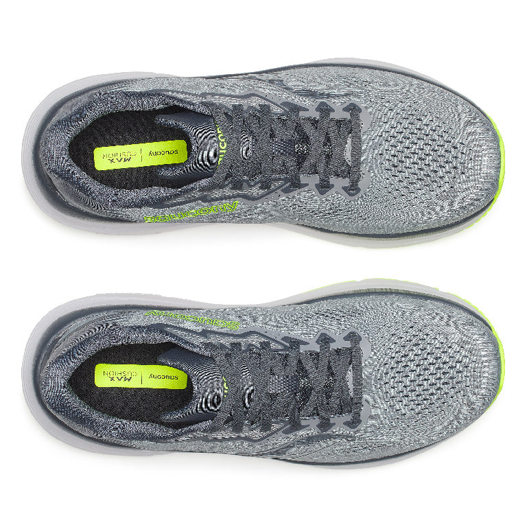 SAUCONY MEN'S GUIDE 19 - D - FOSSIL/SHADOW - SIZE 11.0