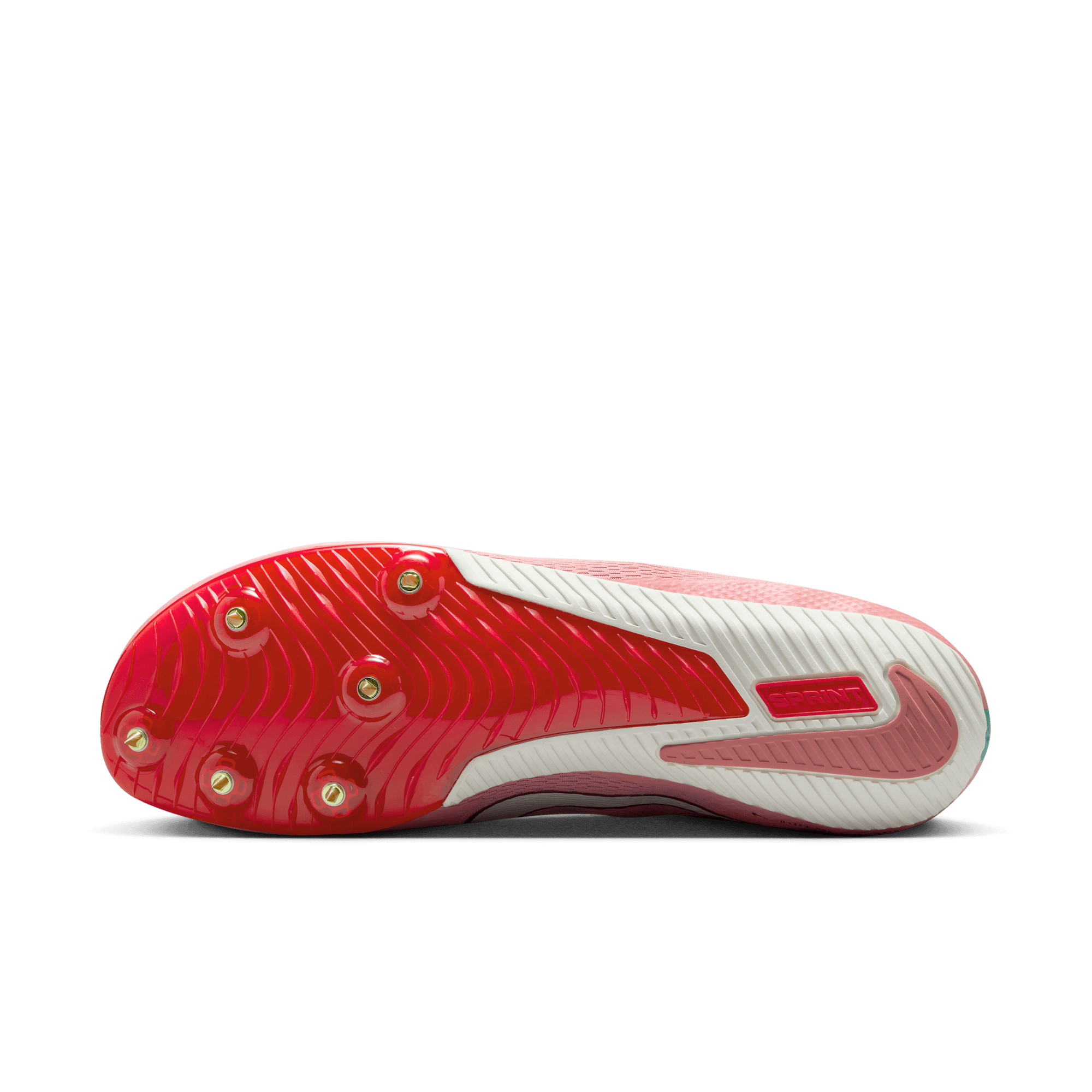 NIKE ZOOM RIVAL SPRINT - D - 600 RED STARDUST/PALE IVORY