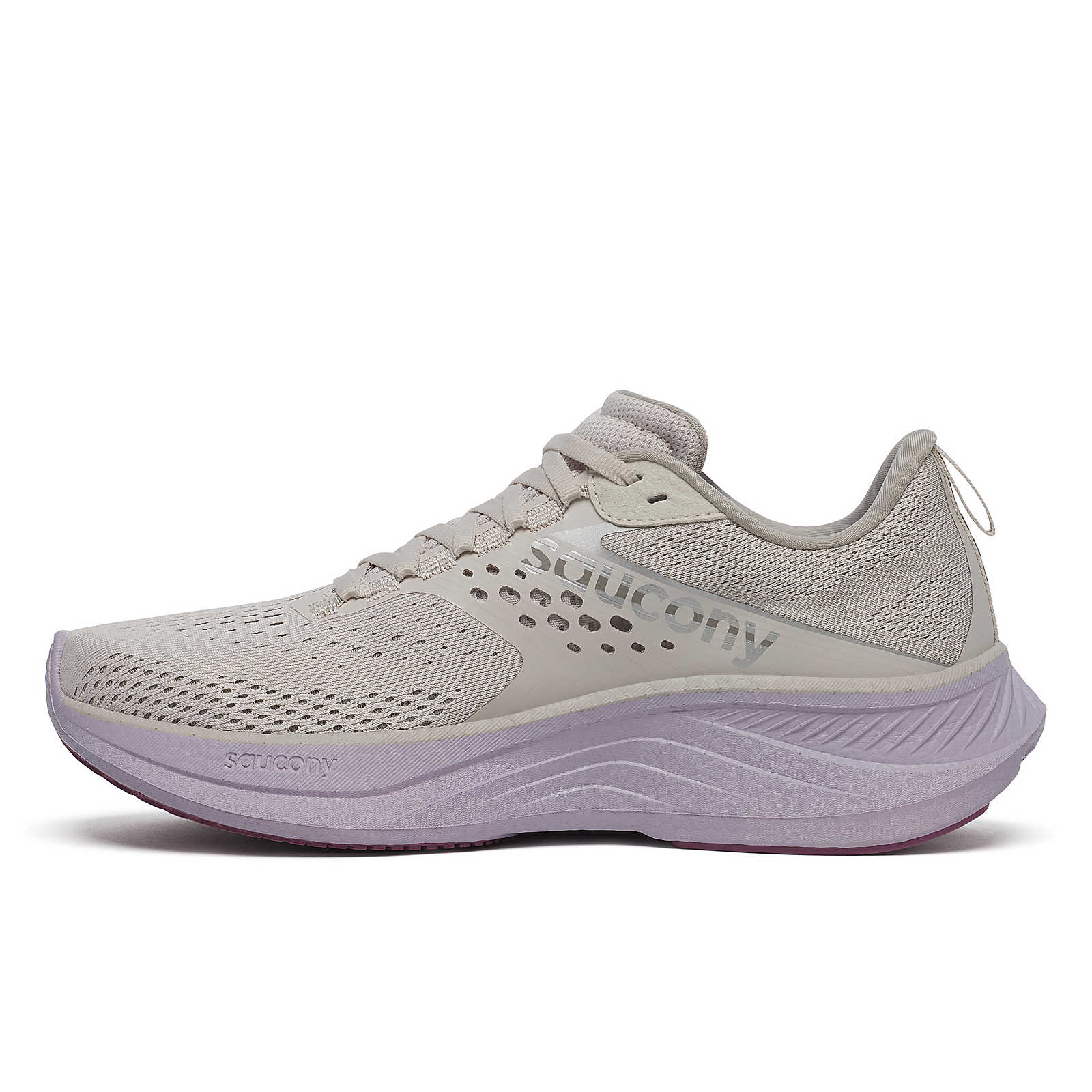 SAUCONY WOMEN'S RIDE 17 - B - 241 MOON/VIOLA 