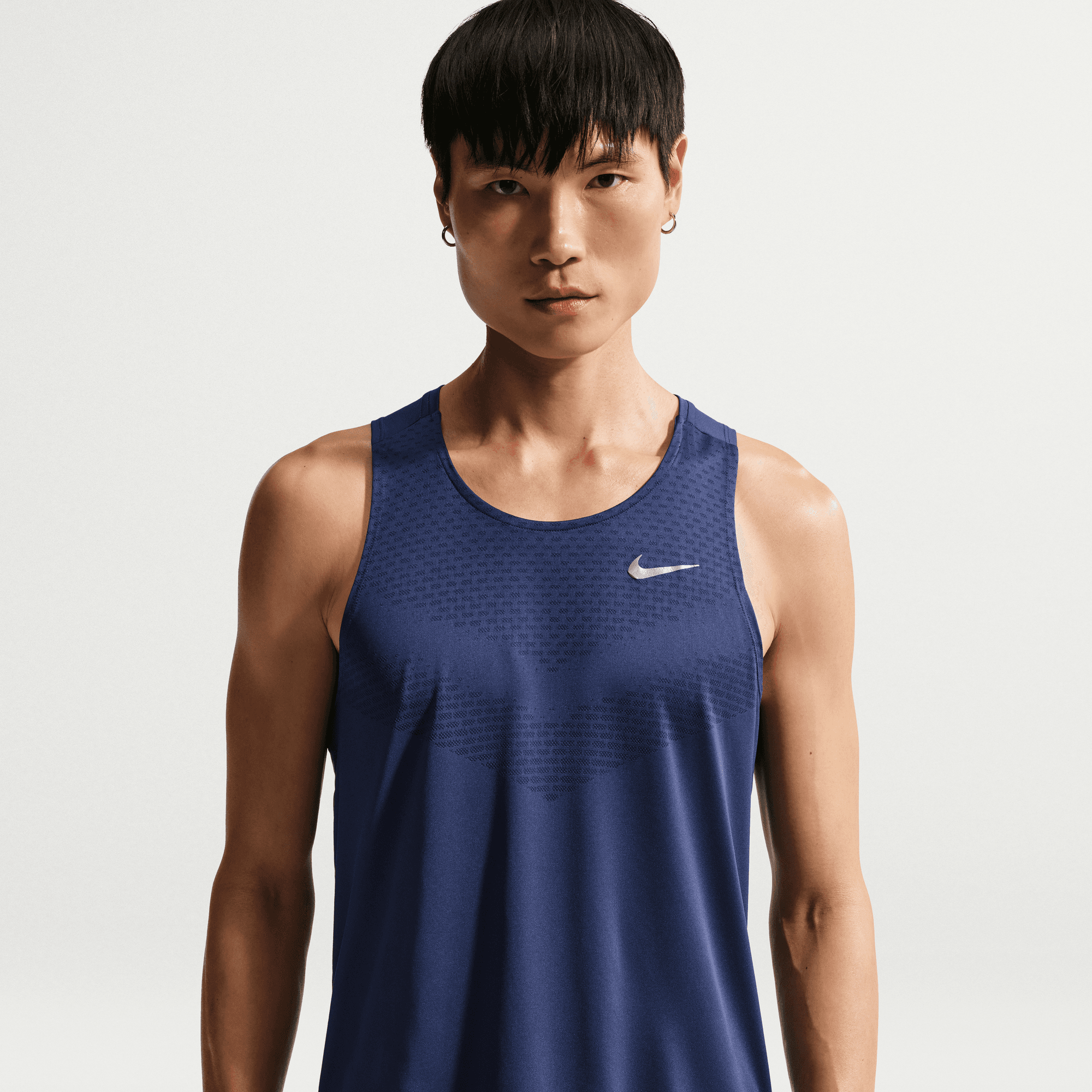 MEN'S DRI-FIT ADV RUNNING TANK TOP - MIDNIGHT NAVY | Performance MEN'S DRI-FIT ADV RUNNING TANK TOP - MIDNIGHT NAVY | Performance