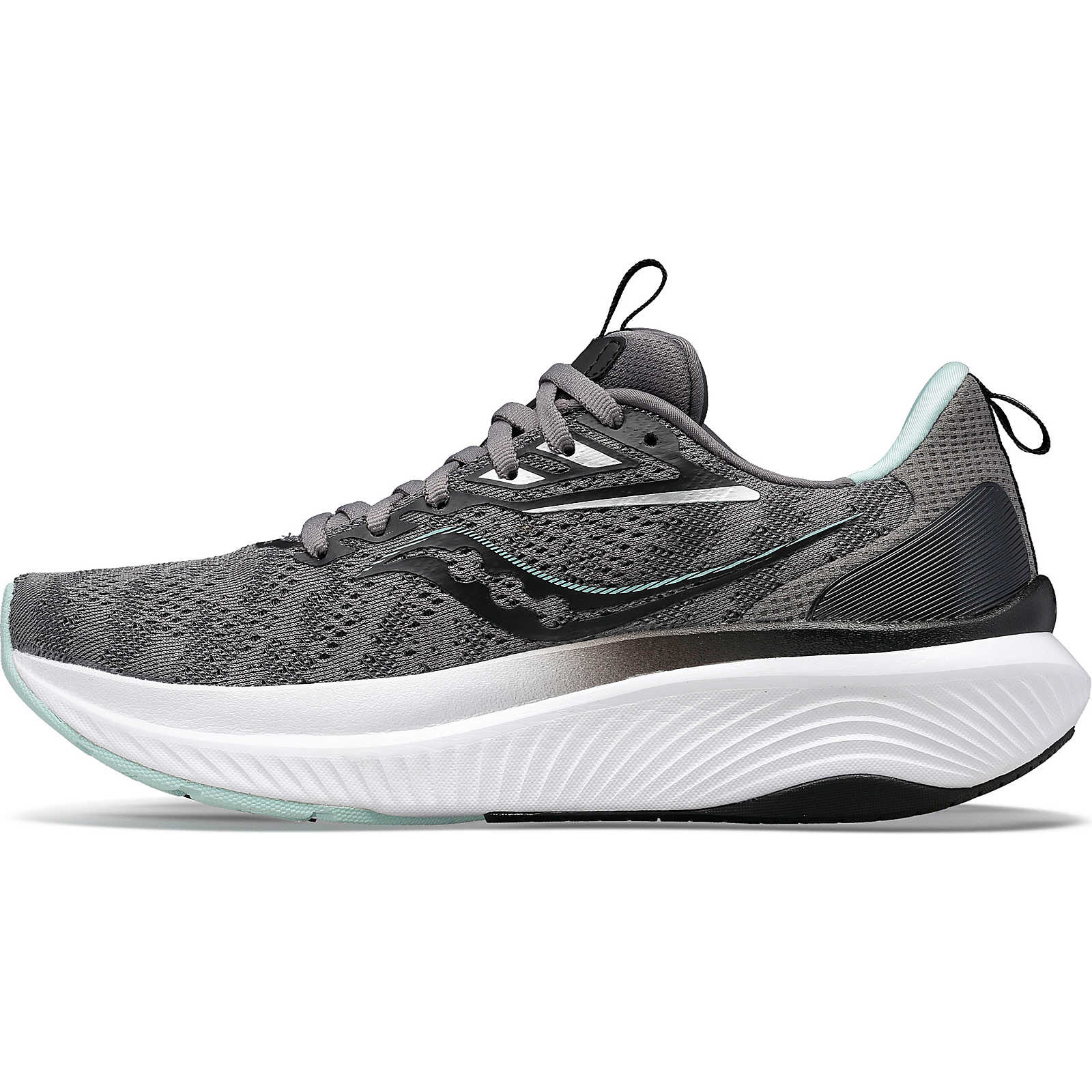 SAUCONY WOMEN'S ECHELON 9 - WIDE D - 20 CHARCOAL/ICE - SIZE 6.0 