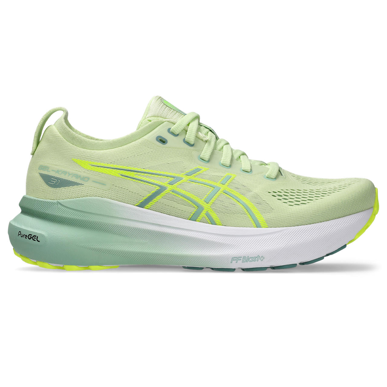 ASICS WOMEN'S KAYANO 31 - WIDE D - 300 COOL MATCHA/LIGHT CELADON 5.0