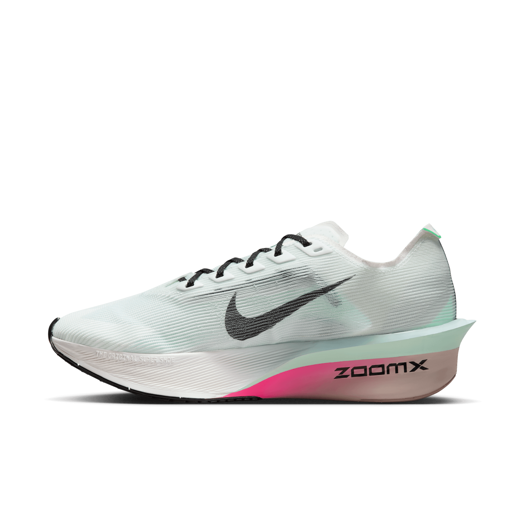 NIKE WOMEN'S VAPORFLY 4 - B - 101 WHITE/BLACK/HYPER PINK