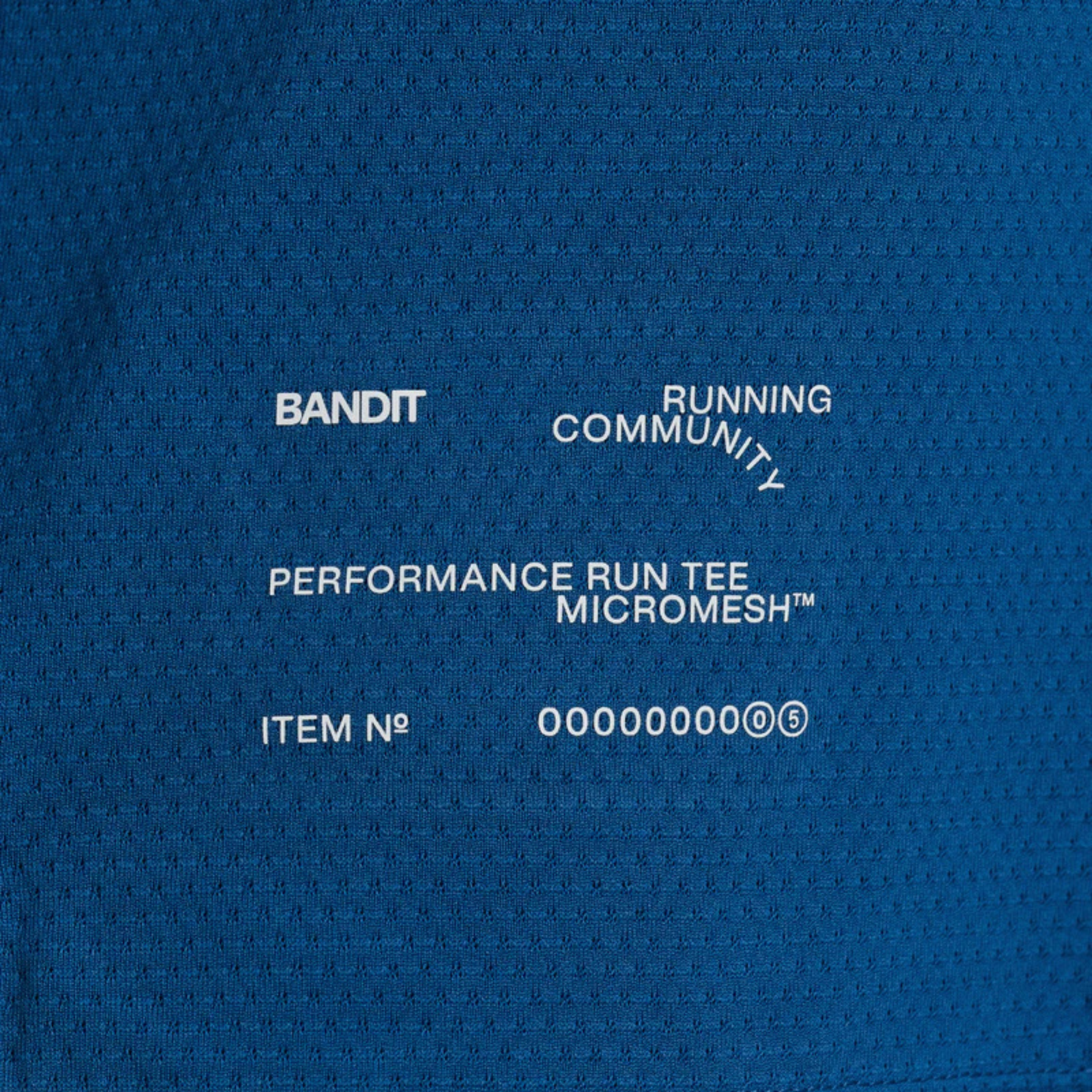 BANDIT MEN'S PERFORMANCE TEE MICROMESH - AEGEAN