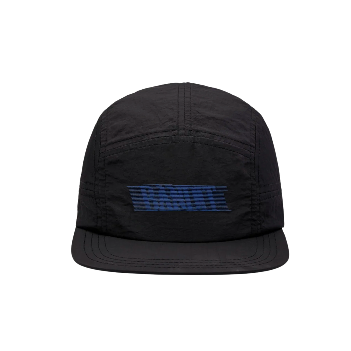 RUN HAT WITH BLURRED LOGO - BLACK/BAUHAUS BLUE