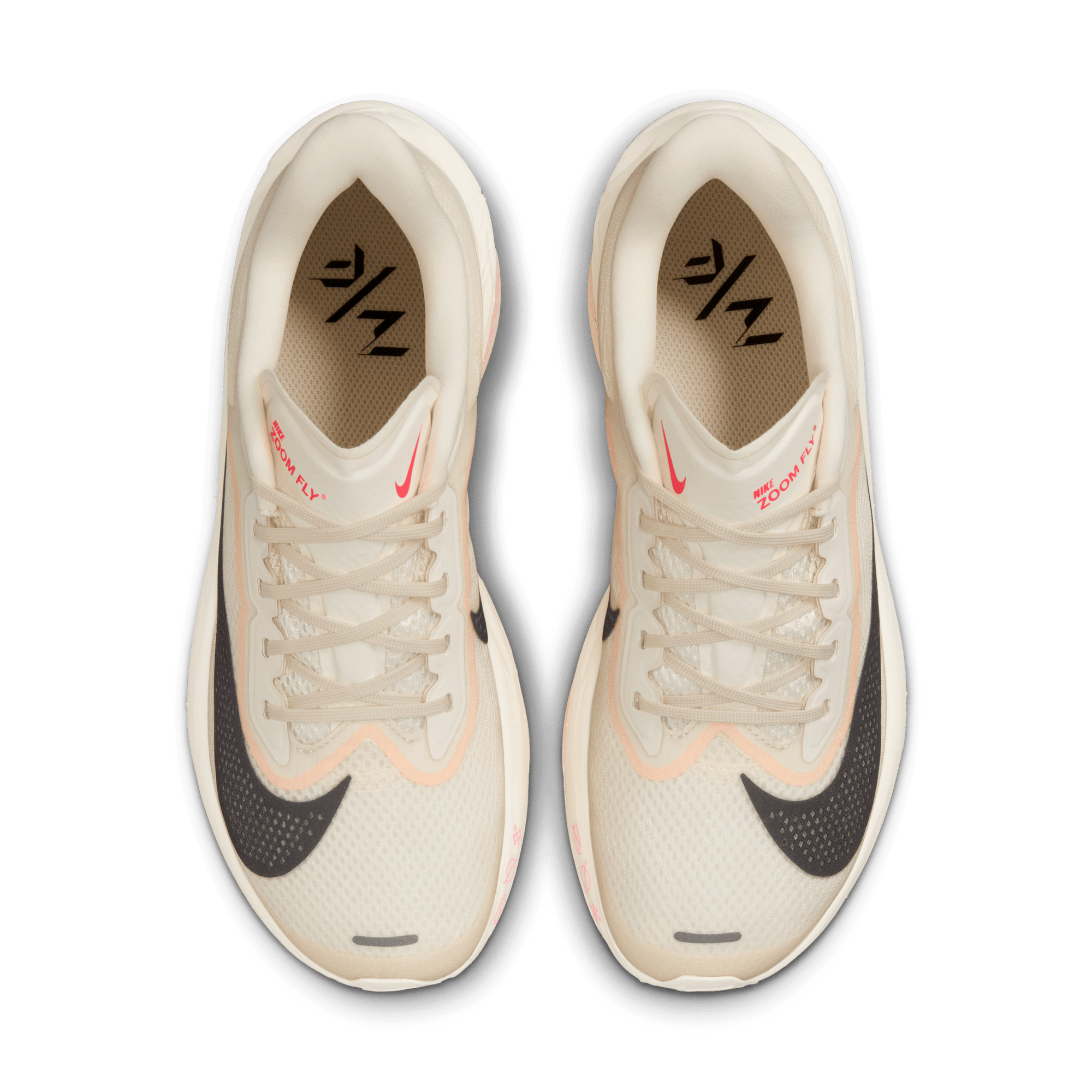 NIKE WOMEN'S ZOOM FLY 6 - B - 102 PALE IVORY/BLACK 