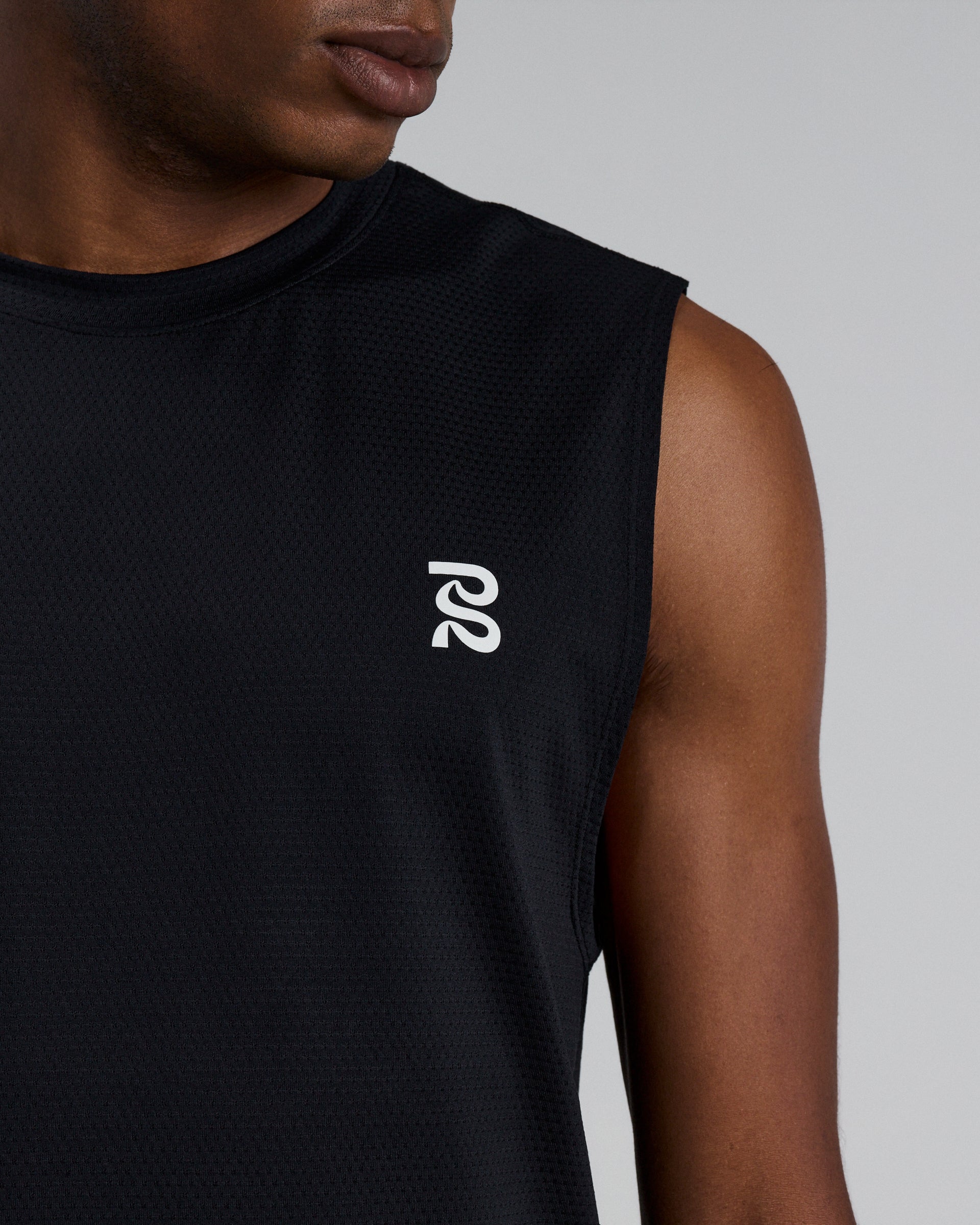 BANDIT MEN'S MICROMESH MUSCLE TANK - BLACK