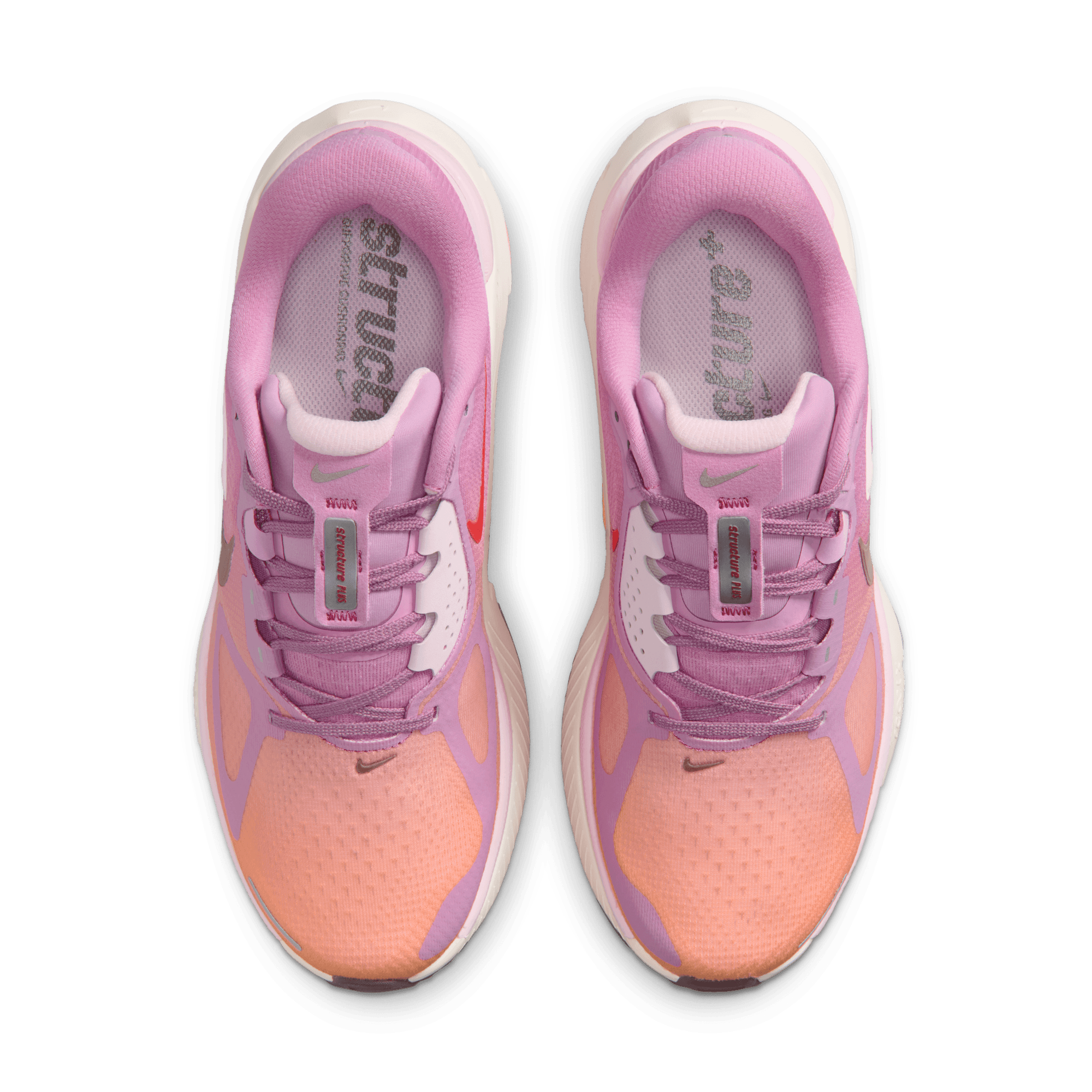 NIKE WOMEN'S STRUCTURE PLUS - B - LT MAGENTA/TATTOO/ORANGE PULSE