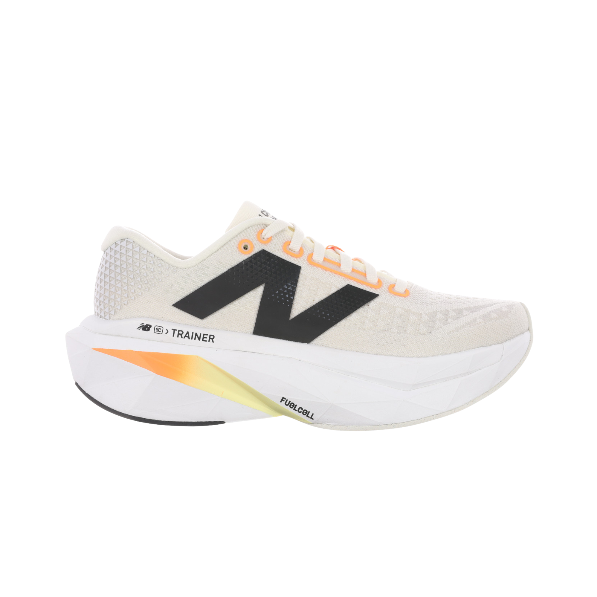 NEW BALANCE WOMEN'S FUELCELL SUPERCOMP TRAINER V3 - B - CA4 ANGORA/HOT MANGO 5.0