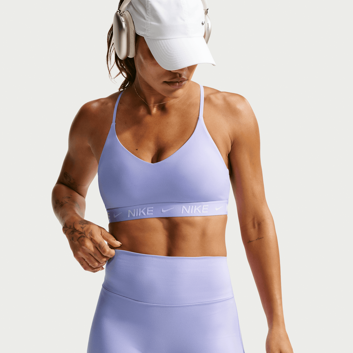 WOMEN'S INDY LIGHT SUPPORT BRA - PURPLE PULSE