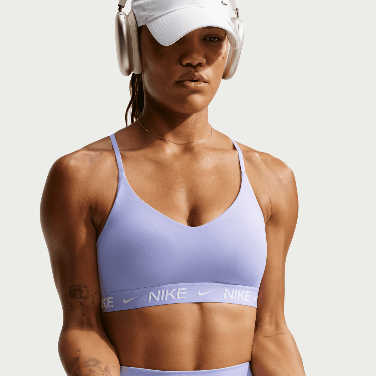 WOMEN'S INDY LIGHT SUPPORT BRA - PURPLE PULSE