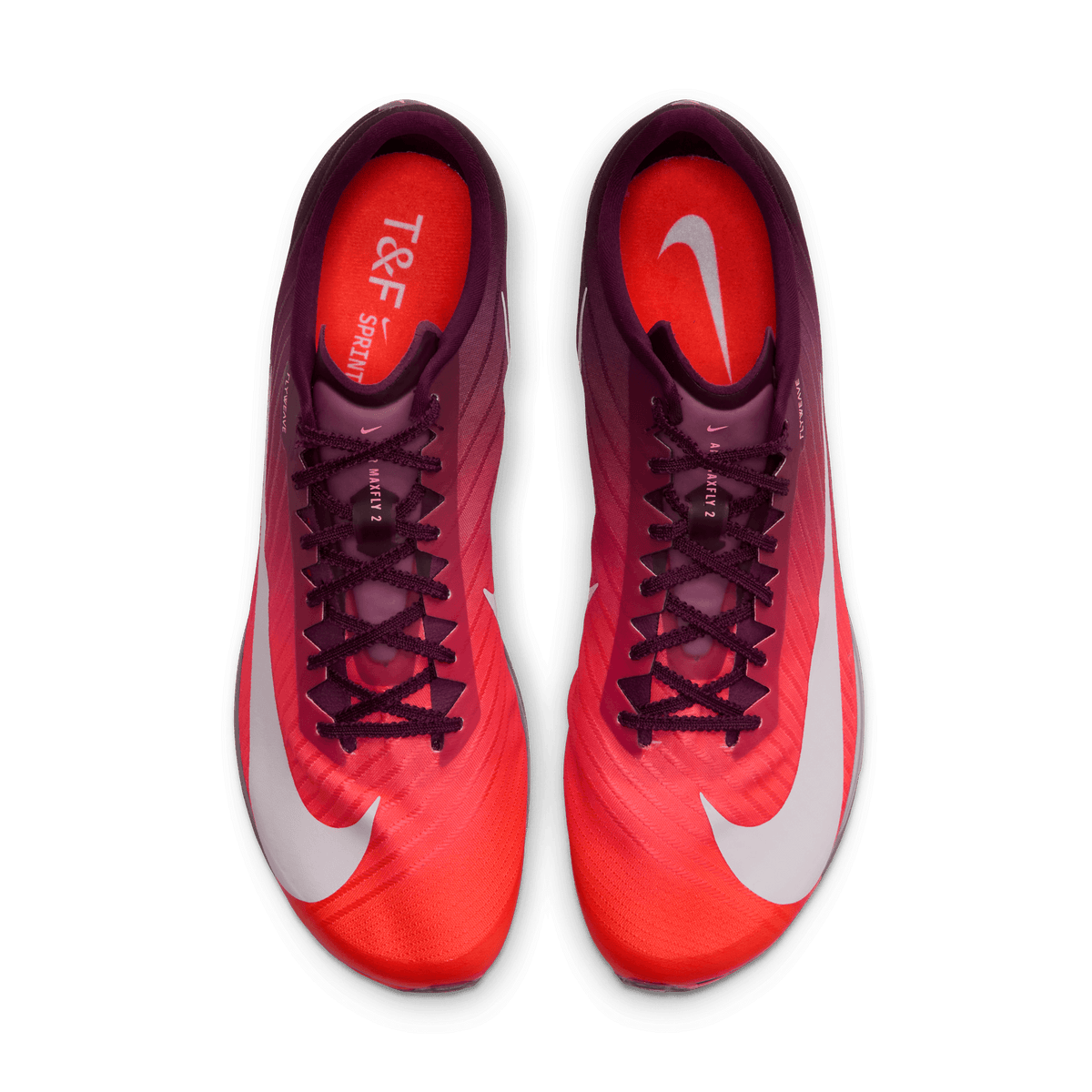 NIKE AIRZOOM MAXFLY 2 - BORDEAUX/WHITE/CRIMSON