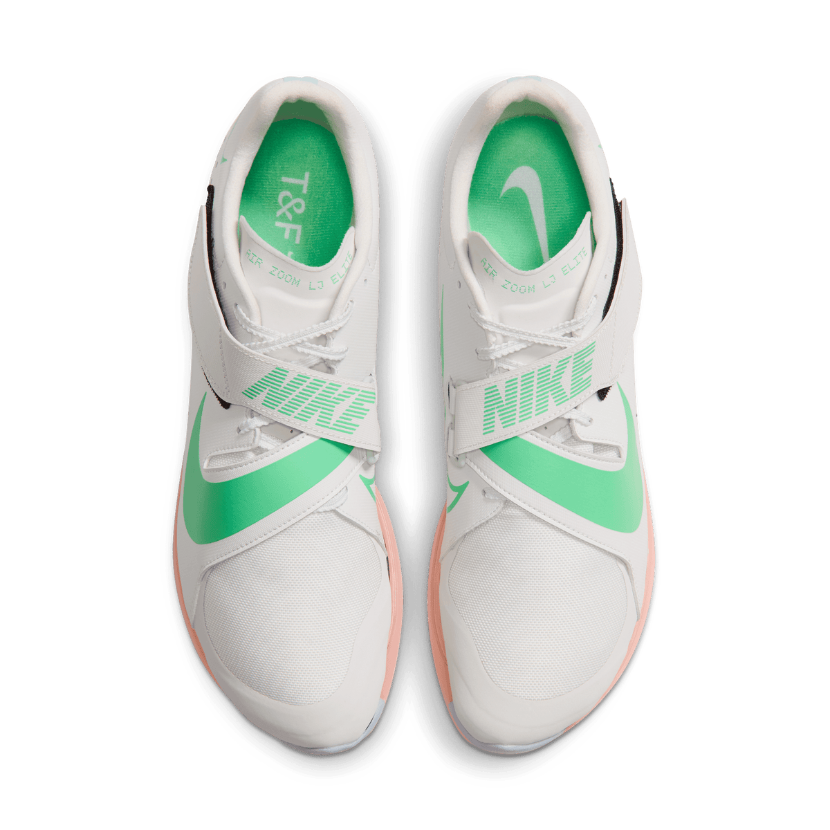 NIKE AIR ZOOM LONG JUMP ELITE - SUMMIT WHITE/ELECTRO GREEN