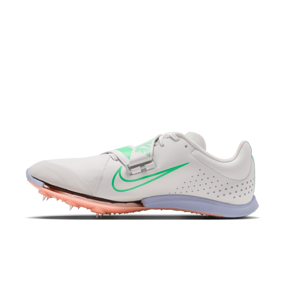 NIKE AIR ZOOM LONG JUMP ELITE - SUMMIT WHITE/ELECTRO GREEN
