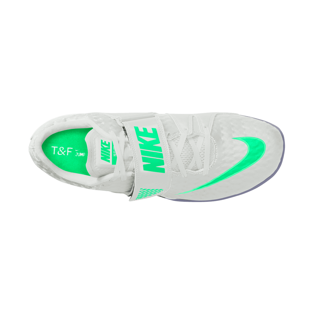 NIKE AIR ZOOM HIGH JUMP ELITE - SUMMIT WHITE/ELECTRO GREEN