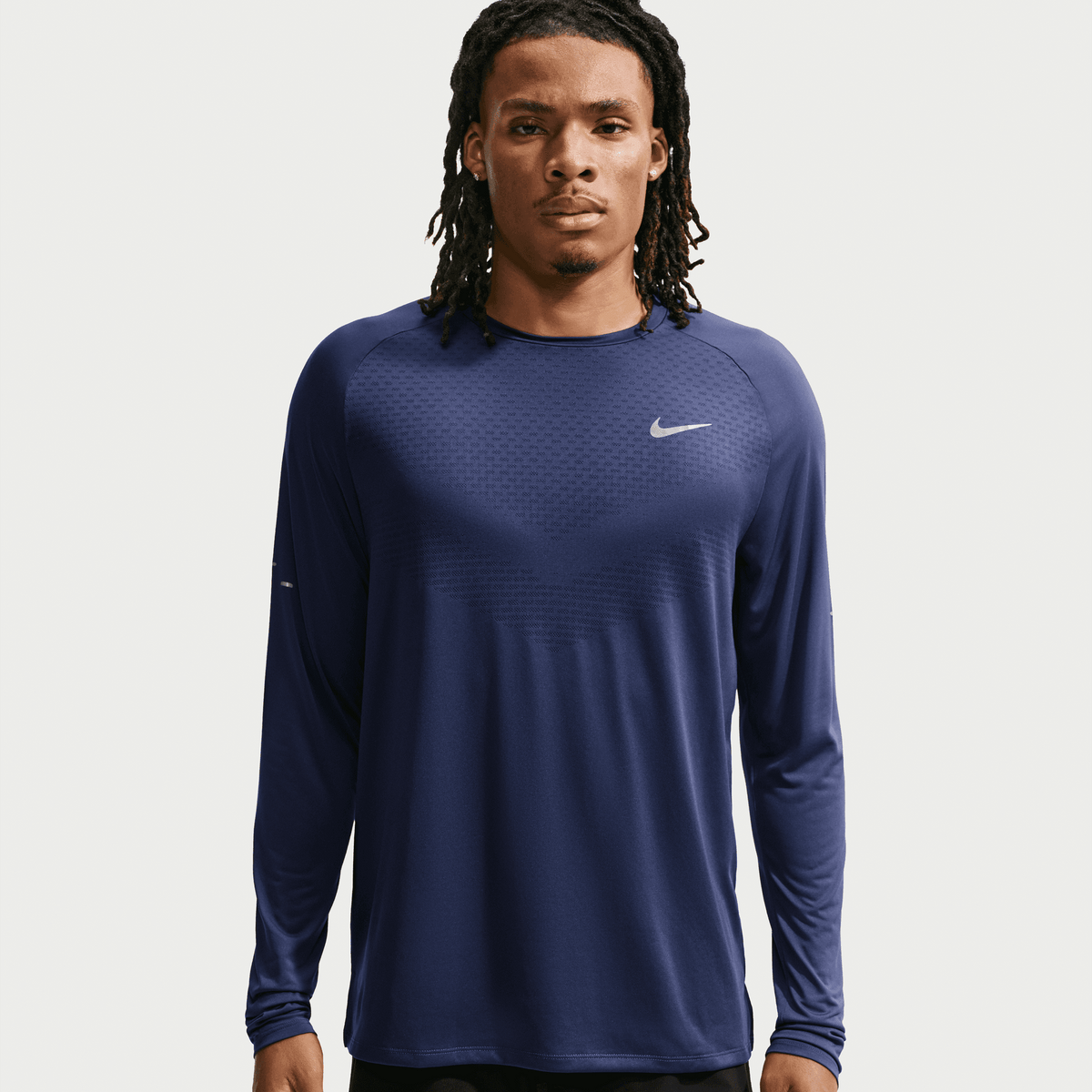 NIKE MEN'S DRI-FIT ADV LONG SLEEVE - MIDNIGHT NAVY 410 MIDNIGHT NAVY