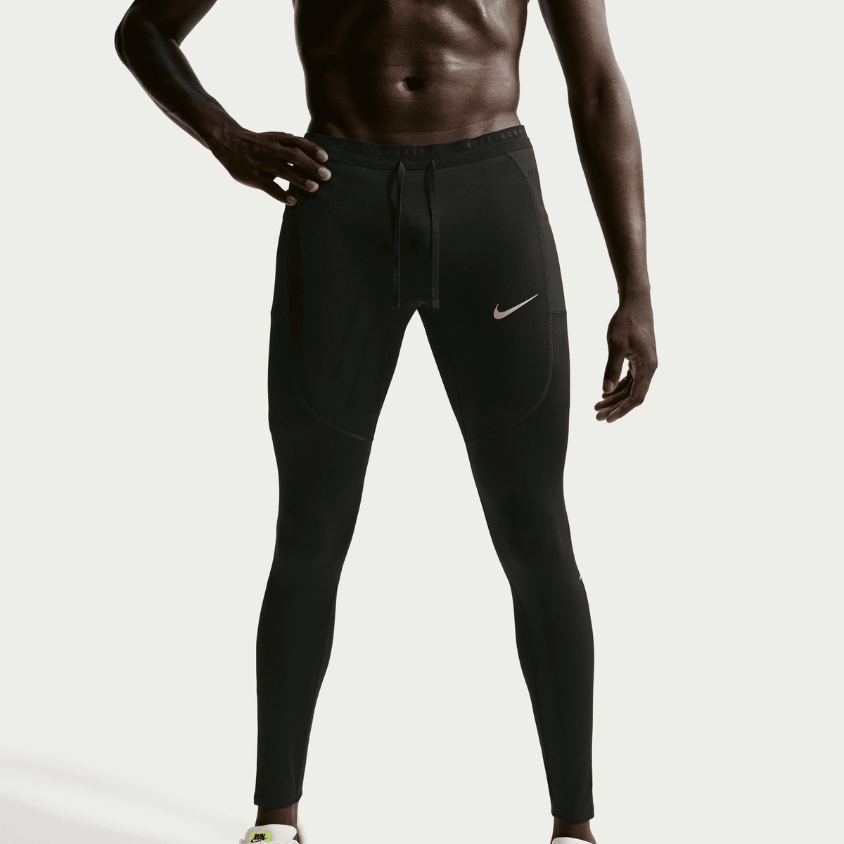 NIKE MEN'S DRI-FIT STRIDE TIGHTS - BLACK 010 BLACK