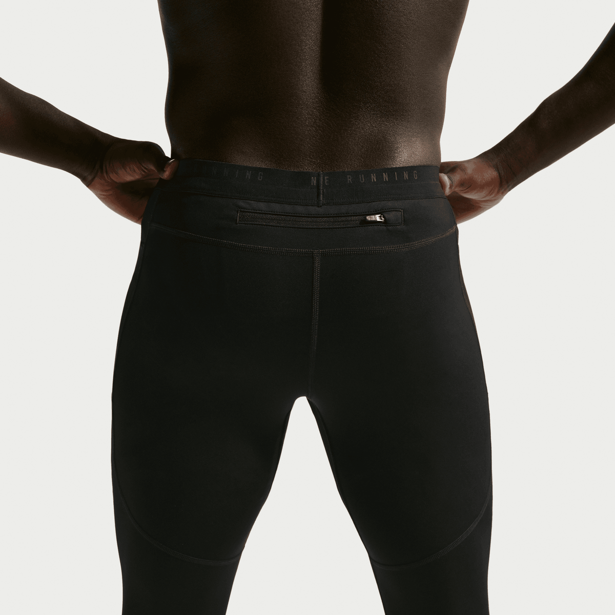 NIKE MEN'S DRI-FIT STRIDE TIGHTS - BLACK