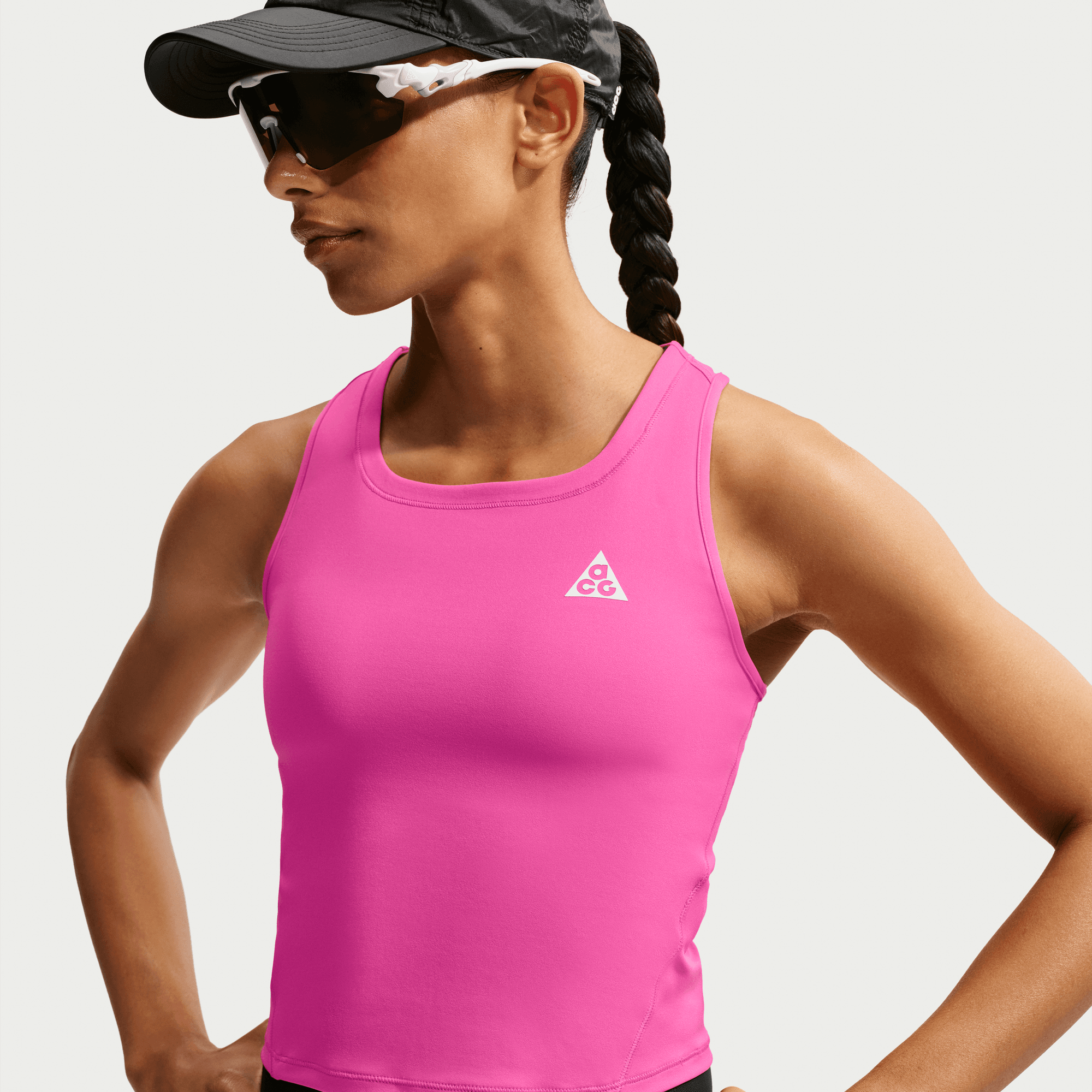 NIKE WOMEN'S ACG TRAIL TANK TOP - DESERT PINK 698 DESERT PINK