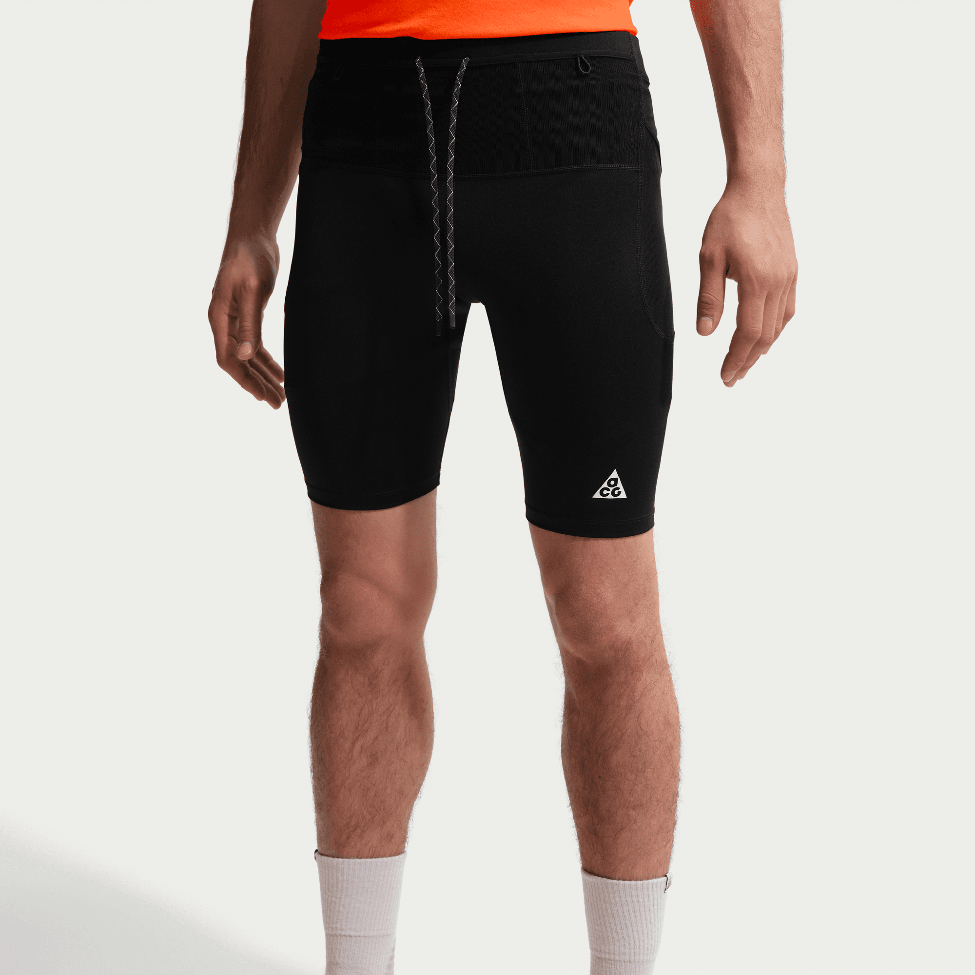 NIKE MEN'S ACG LAVA LOOPS HALF TIGHT - BLACK 010 BLACK/WHITE