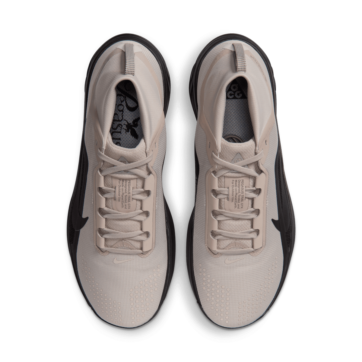 NIKE MEN'S ACG PEGASUS TRAIL GTX - CREAM/BLACK/BURGUNDY