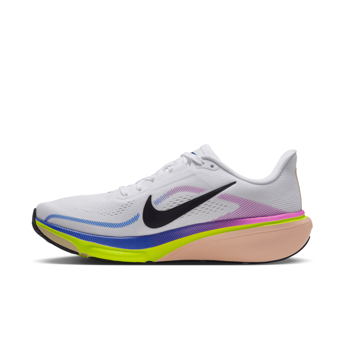 NIKE WOMEN'S PEGASUS 42 - WHITE/PURPLE DYNASTY