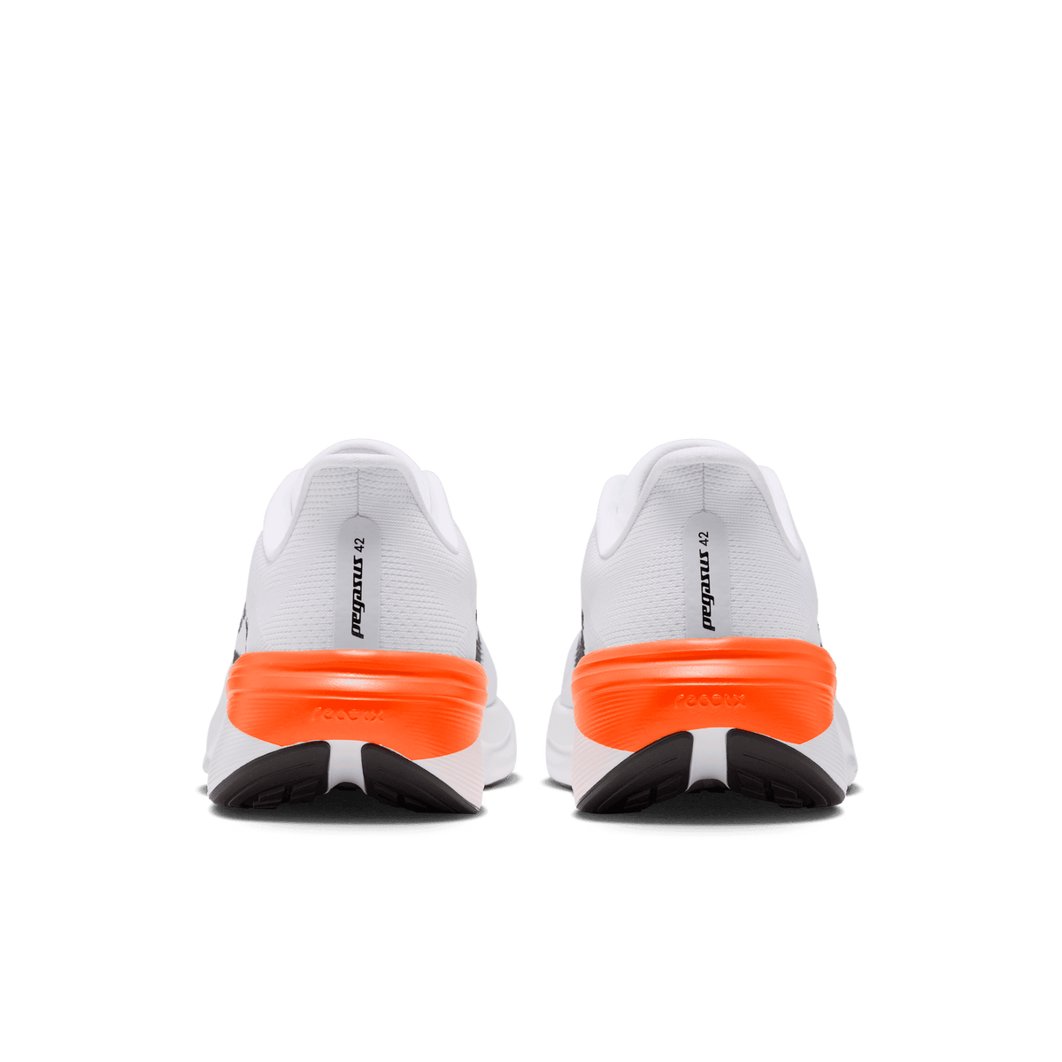 NIKE MEN'S PEGASUS 42 - WHITE/BLACK/TOTAL ORANGE