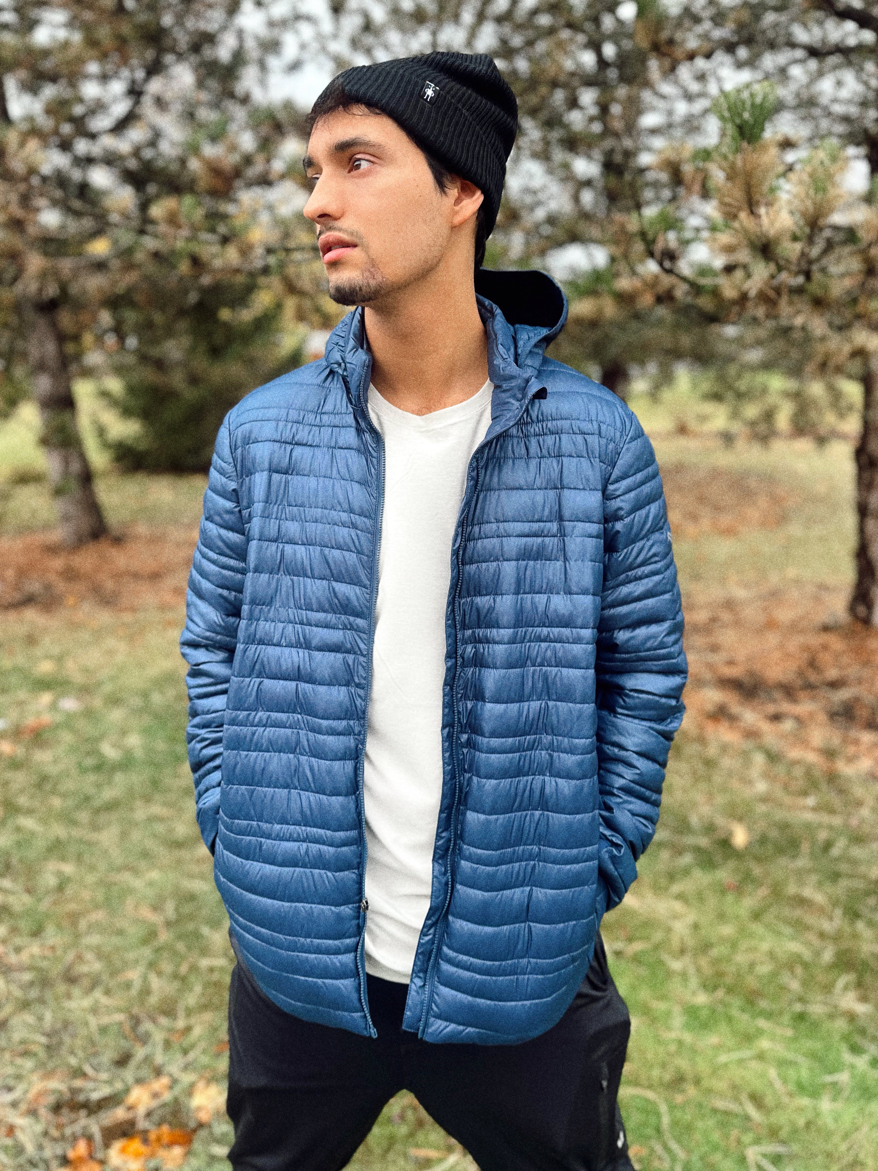 man standing in park