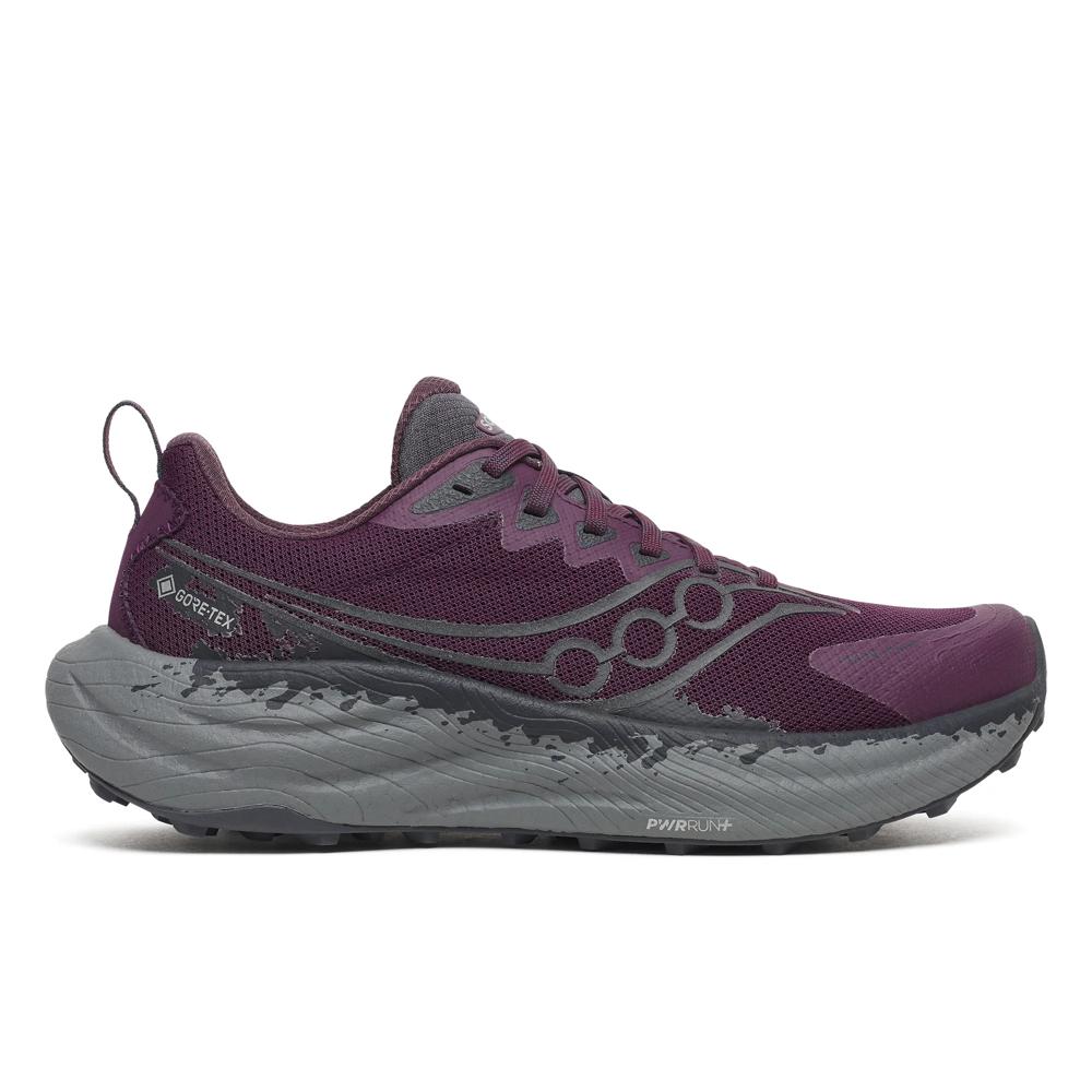 SAUCONY WOMEN'S RIDE TR3 GORE-TEX - EGGPLANT/EBONY 1007 EGGPLANT/EBONY