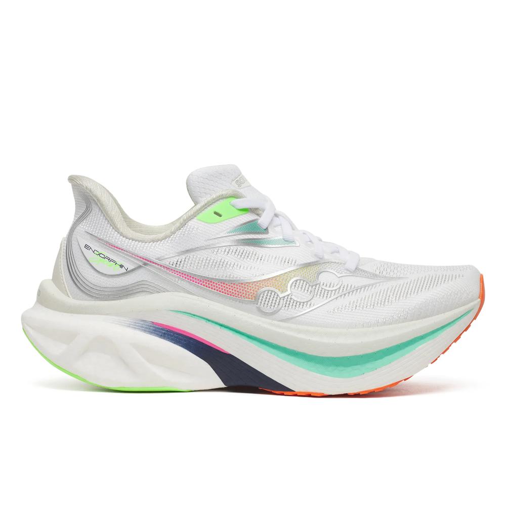 SAUCONY WOMEN'S ENDORPHIN SPEED 6 - WHITE/MULTI WHITE/MULTI