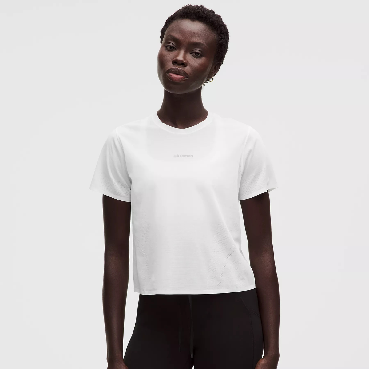 LULULEMON WOMEN'S FAST AND FREE SHORT SLEEVE - WHITE WHITE