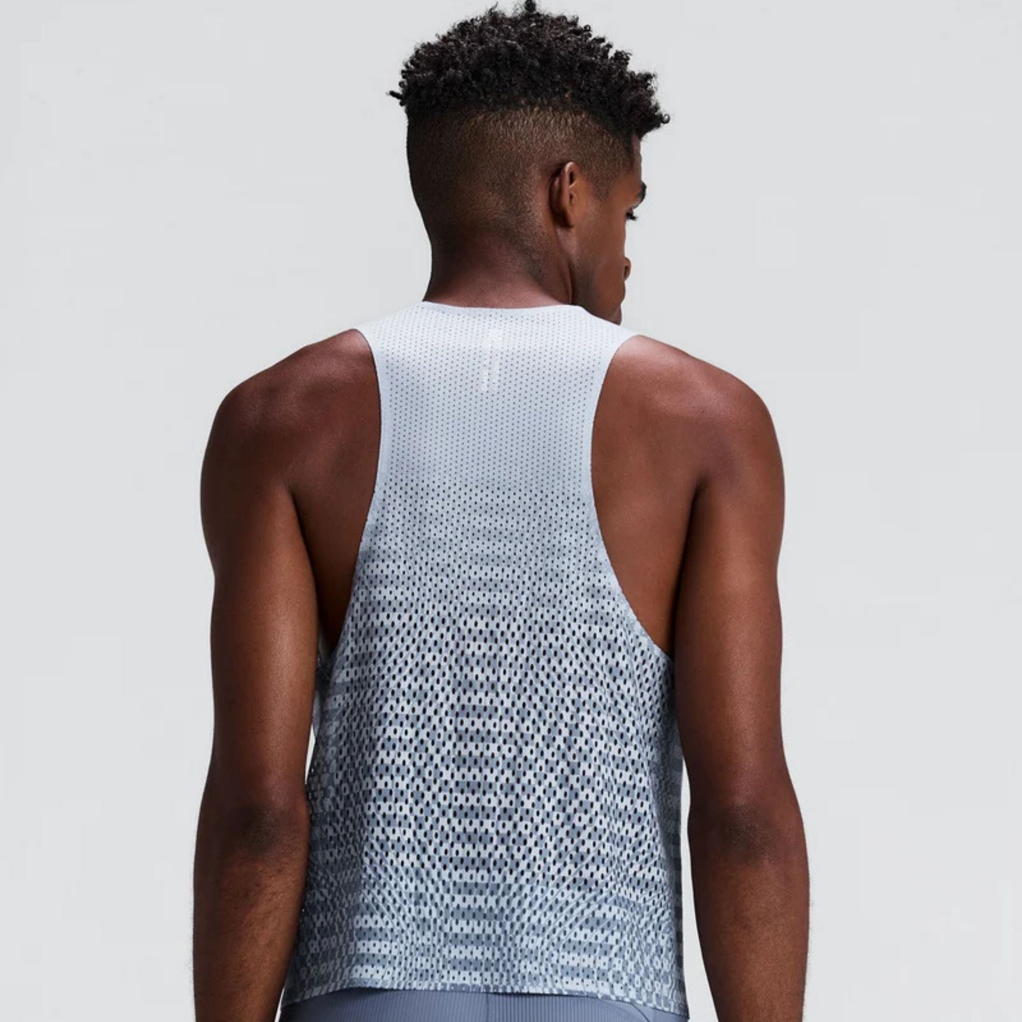 MEN'S SHREDDER SHORTY RACE SINGLET - PAVILION BLUE