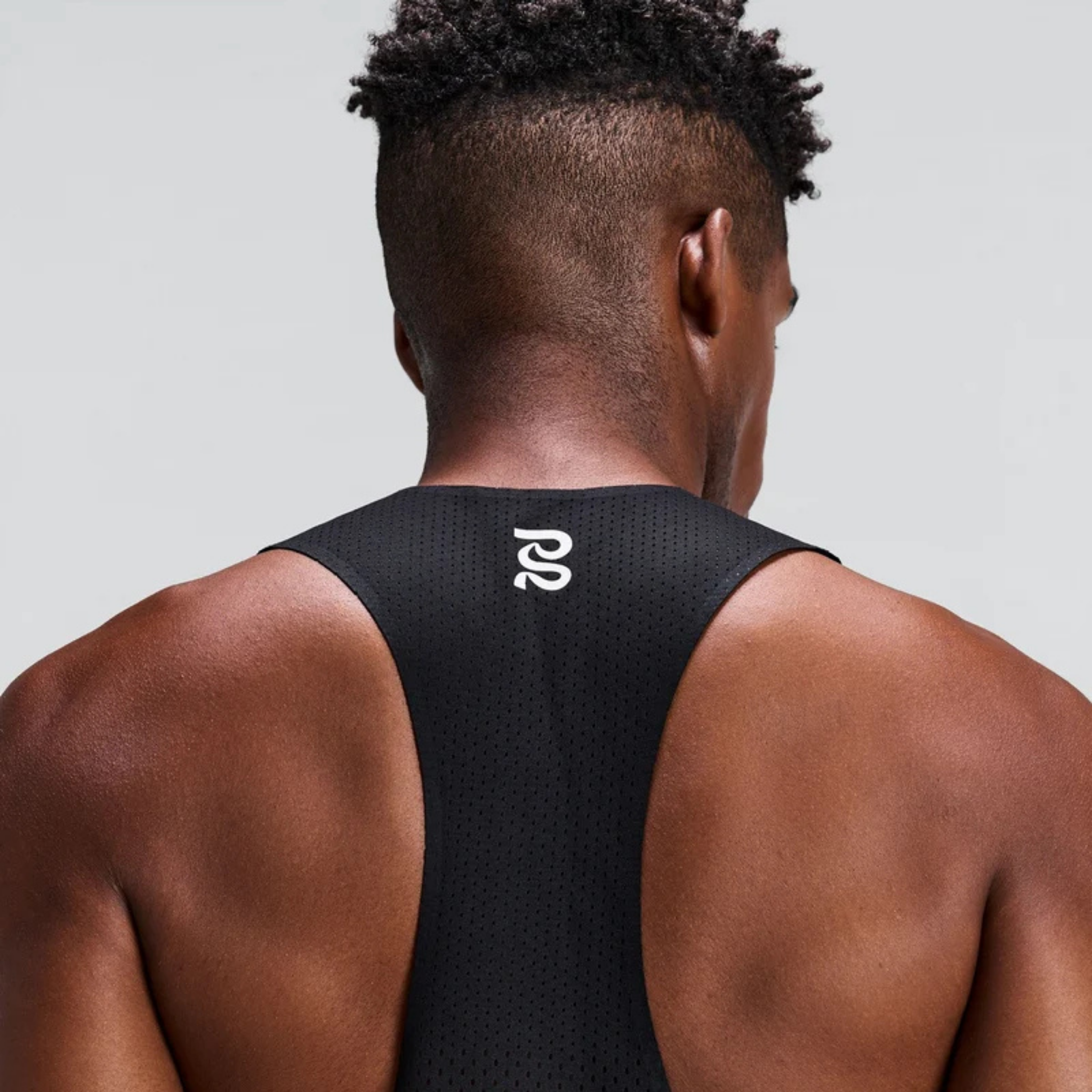 MEN'S SHREDDER SHORTY RACE SINGLET - BLACK