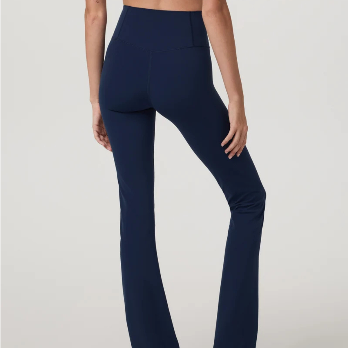 VUORI WOMEN'S ALLTHEFEELS SLIM FLARE PANTS - BLUE COAST