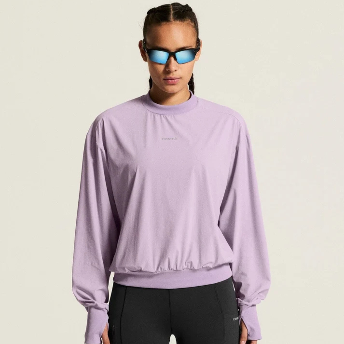 Craft WOMEN'S HYPERVENT WIND TOP - LILAC LILAC