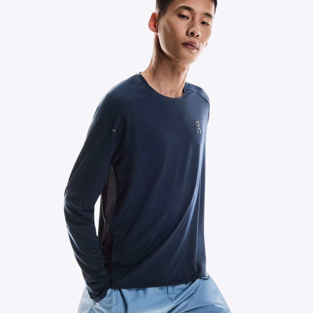 MEN'S PERFORMANCE LONG T - NAVY/BLACK