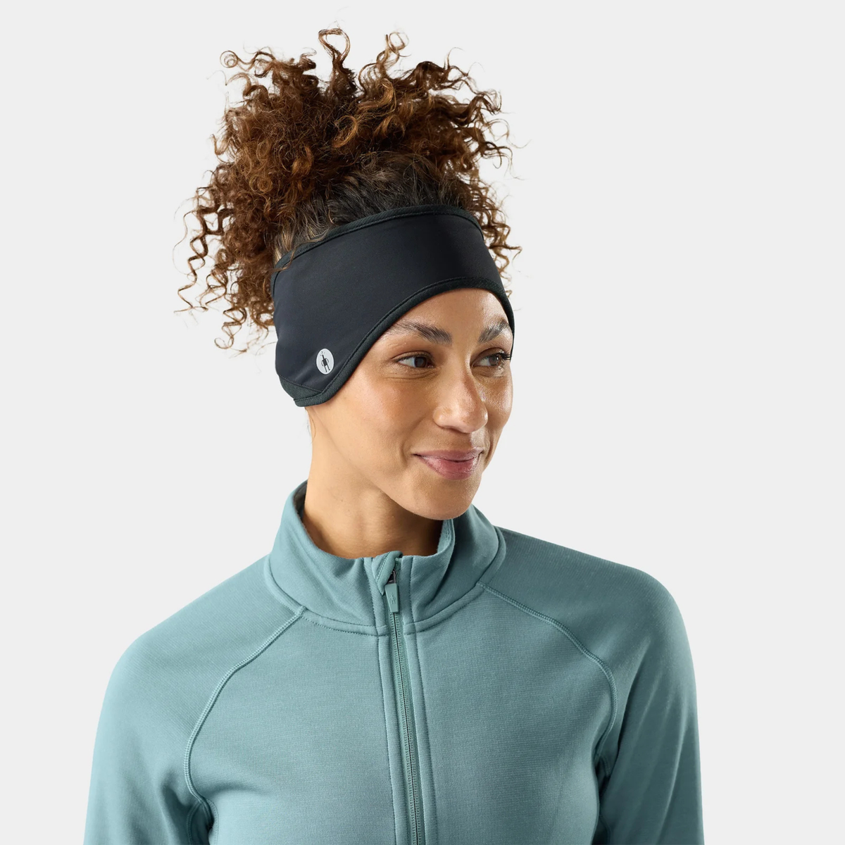 SMARTWOOL ACTIVE FLEECE WIND HEADBAND - BLACK